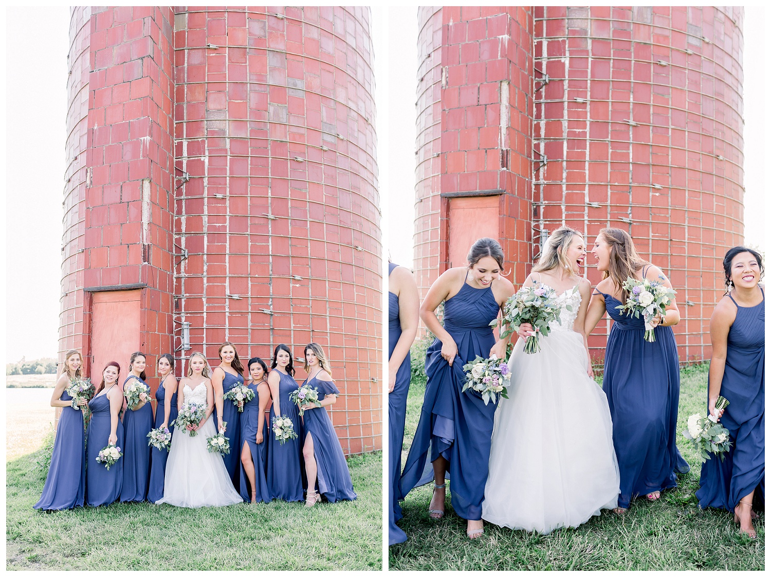 bridal party photos at Heritage Park