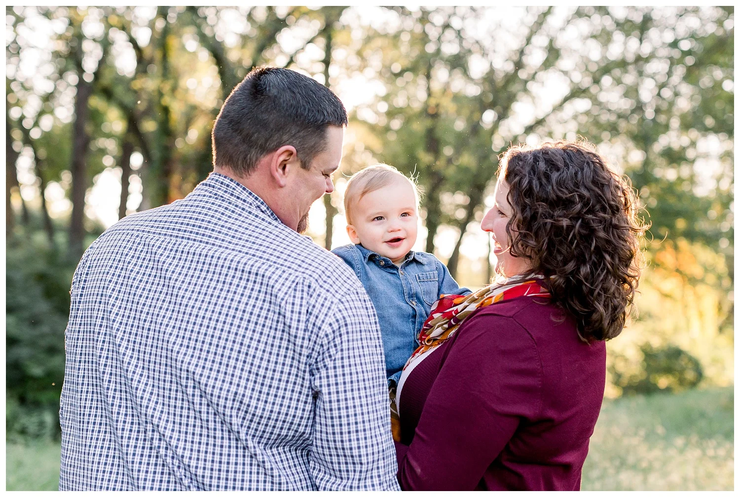 Fall Family Photos in Johnson County // Hayley, JJ + Hoton