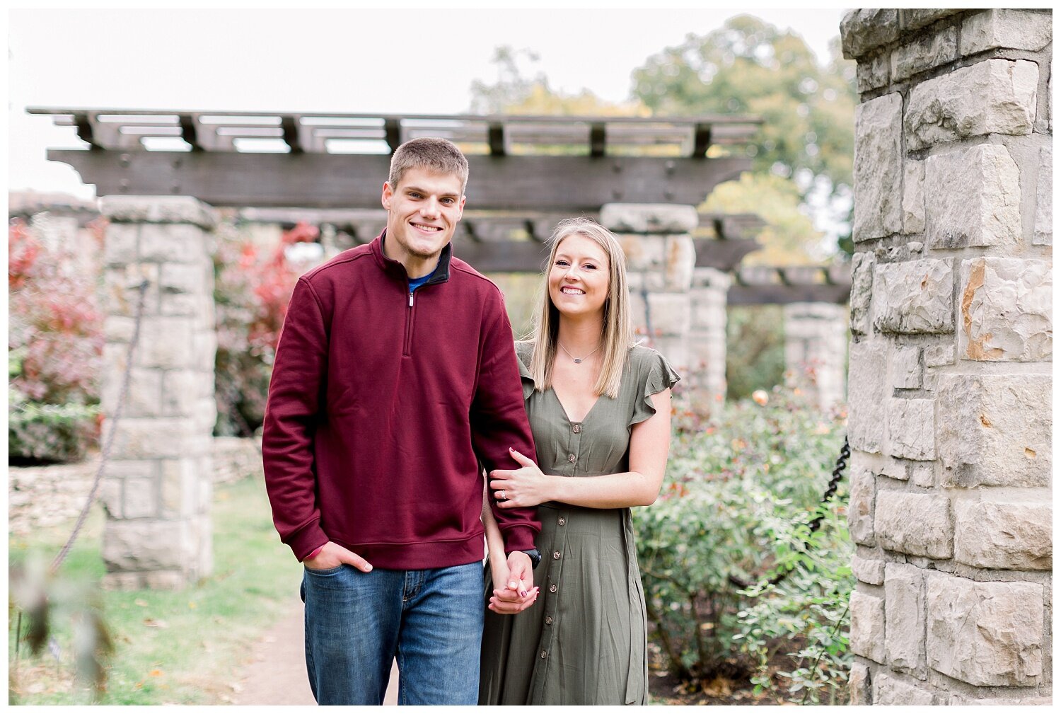 Loose Park engagement photos