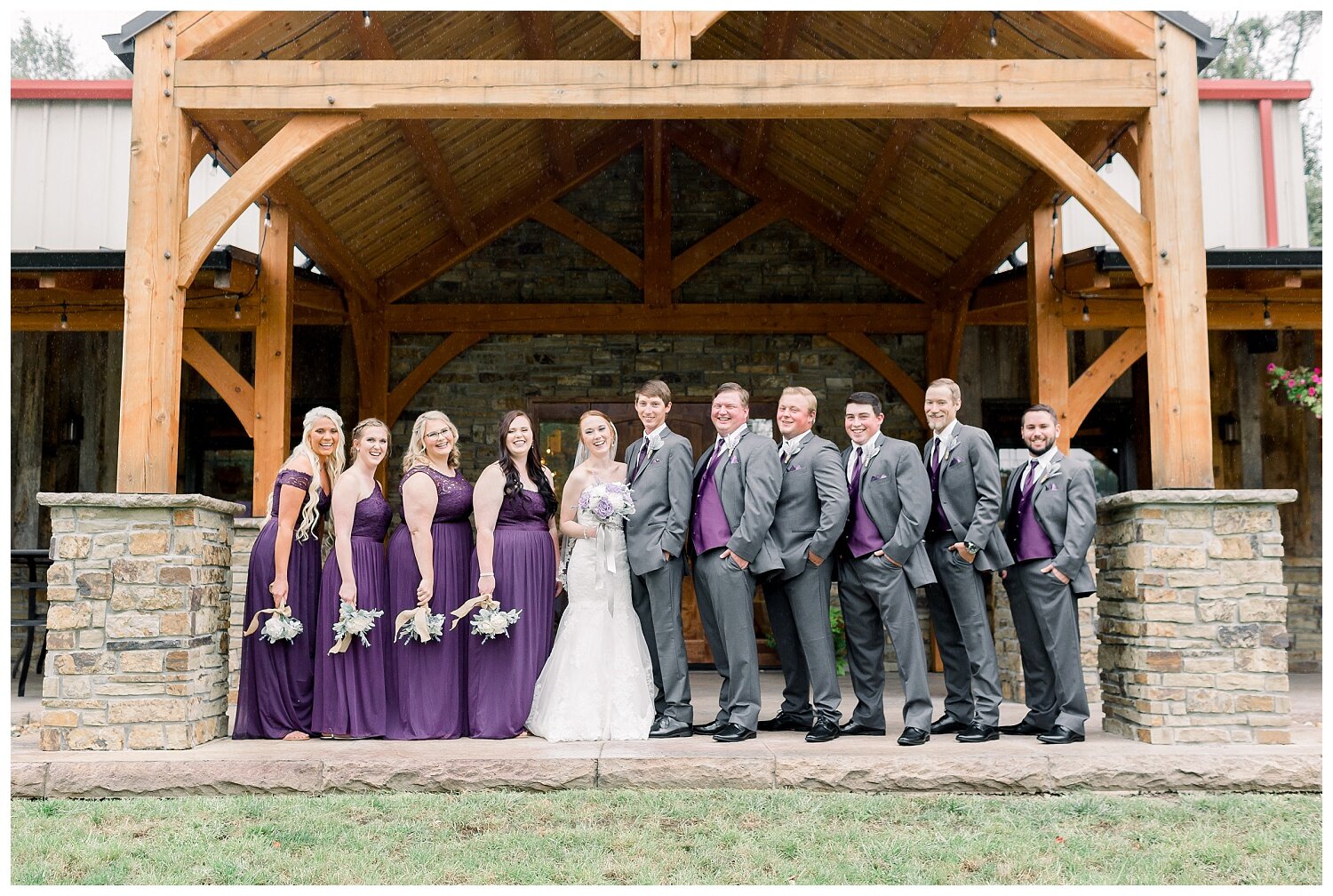 Timber Creek Event Center wedding party photos