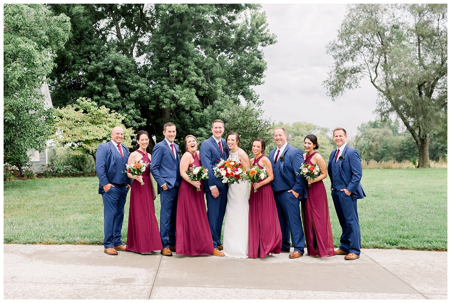 the legacy at green hills bridal party photos wedding day