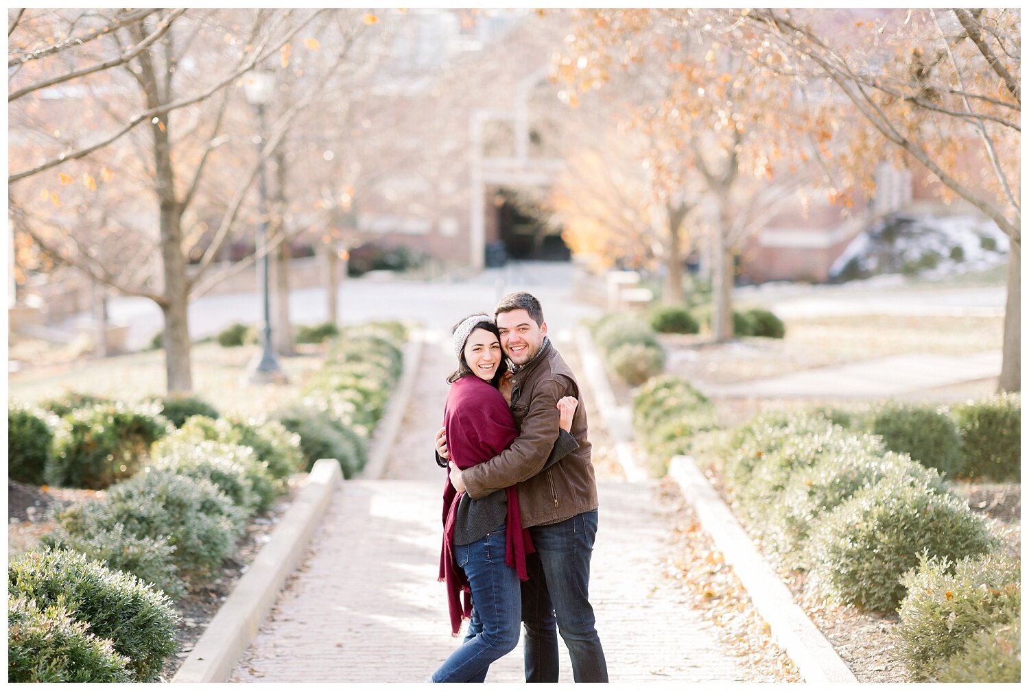 engagement photos at St. Benedictine