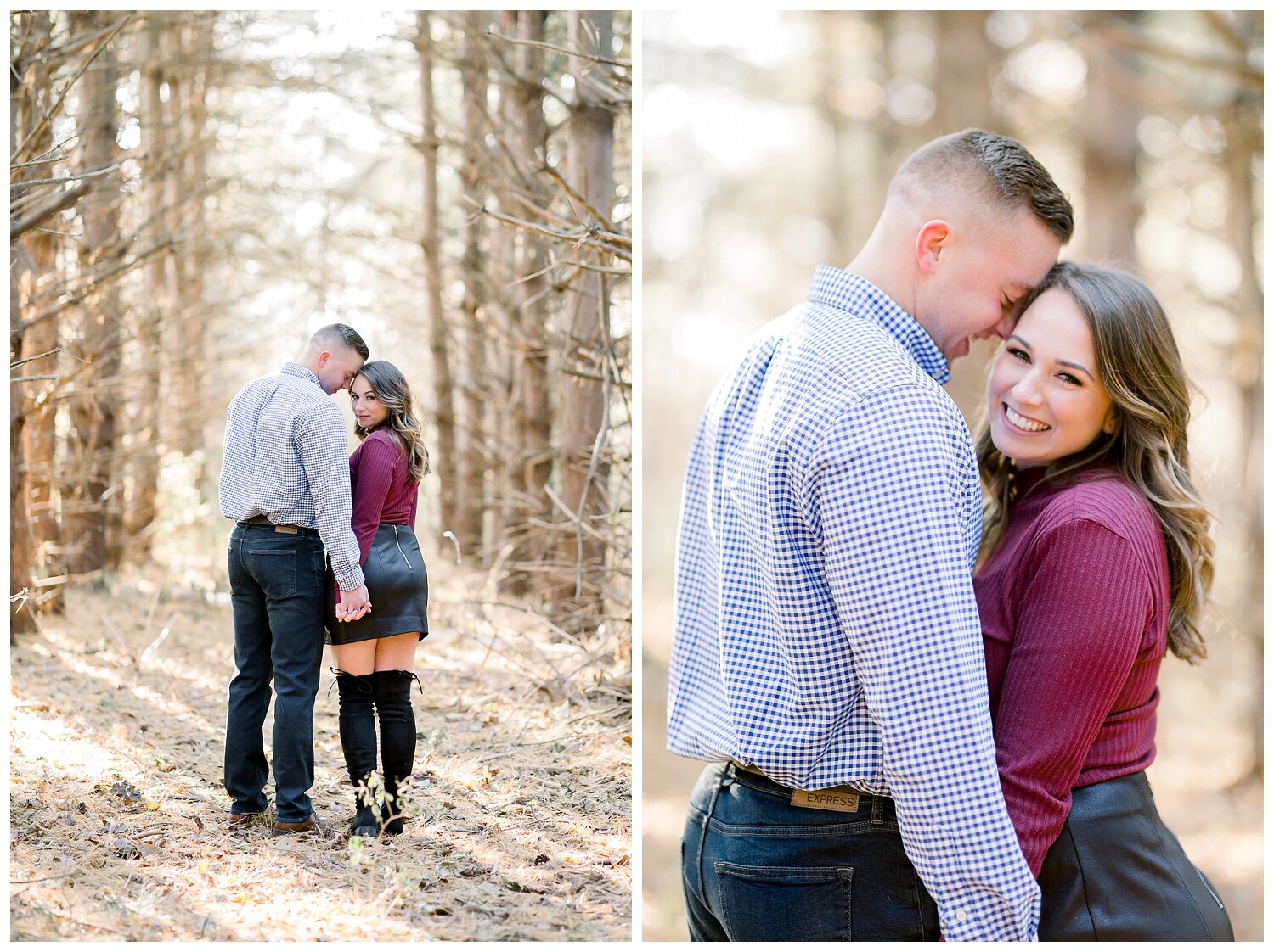 natural light engagement and wedding photographer