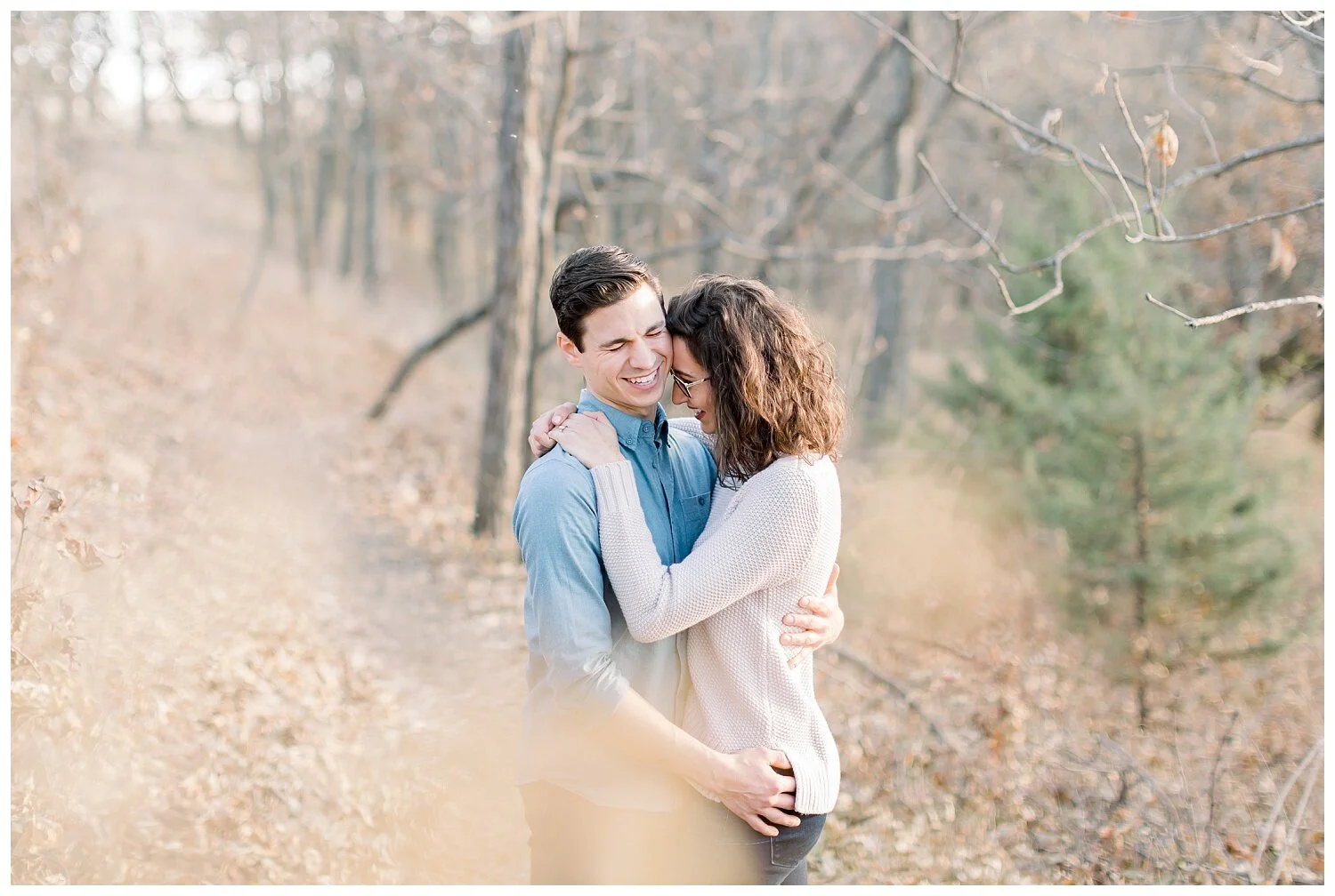 Sunny Fall Evening at Shawnee Mission Park // Jessie + Jared