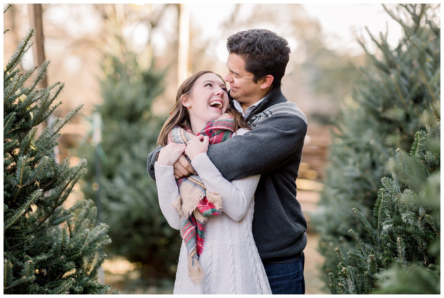 engagement photos in the winter Kansas City