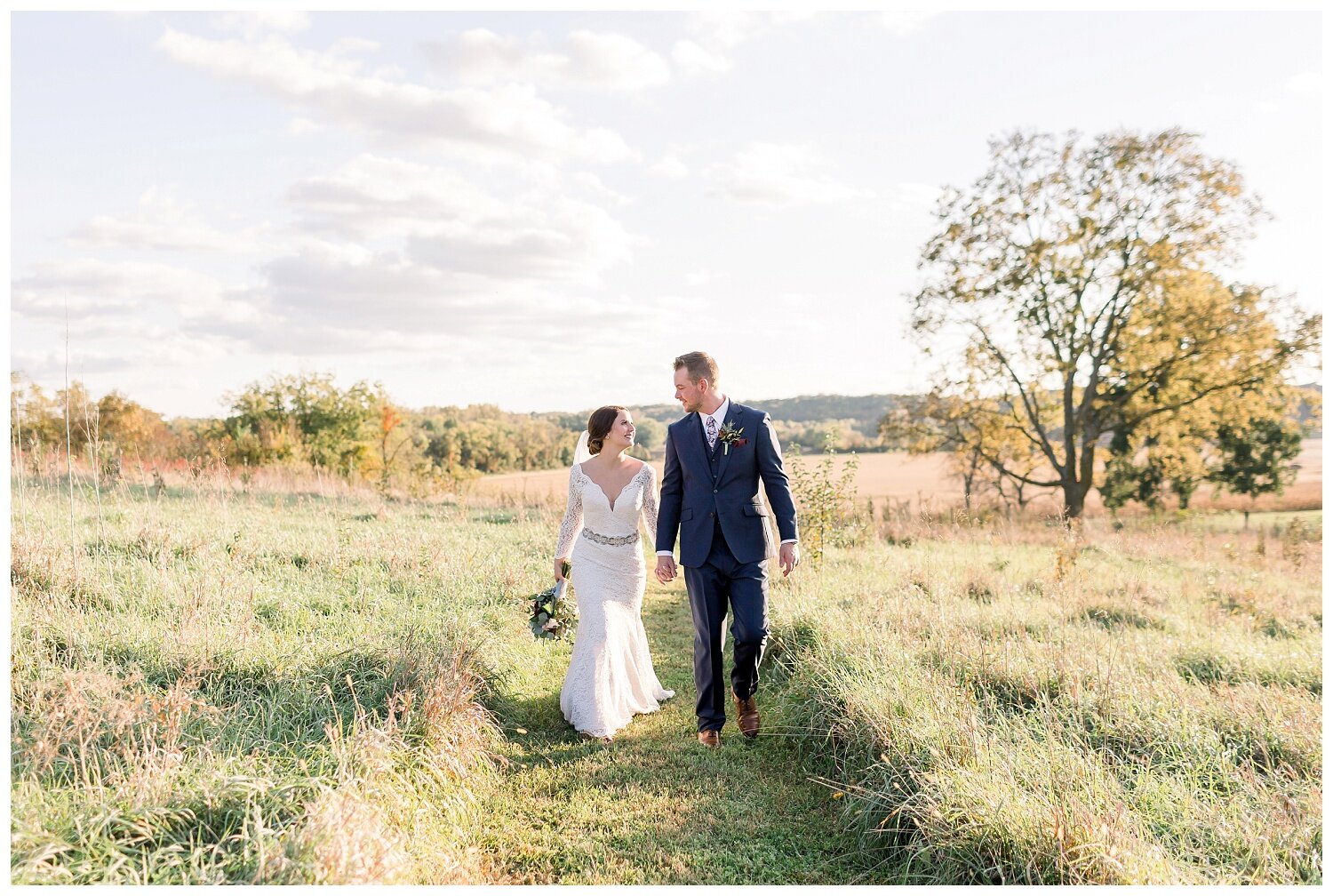 Light and airy wedding photographer