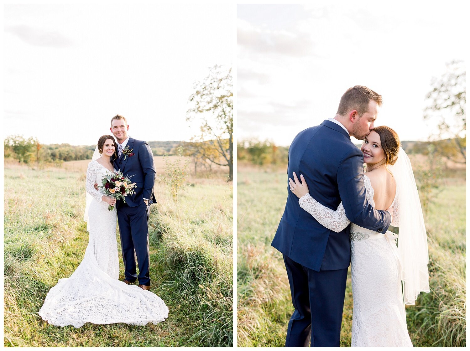 Light and airy wedding photographer Kansas City