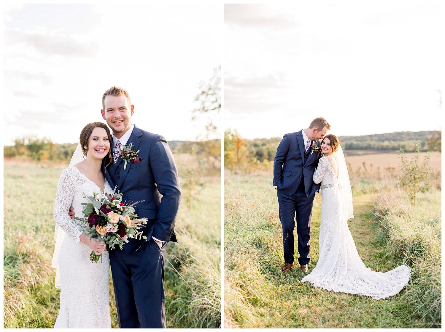Light and bright wedding Photographer Weston Missouri