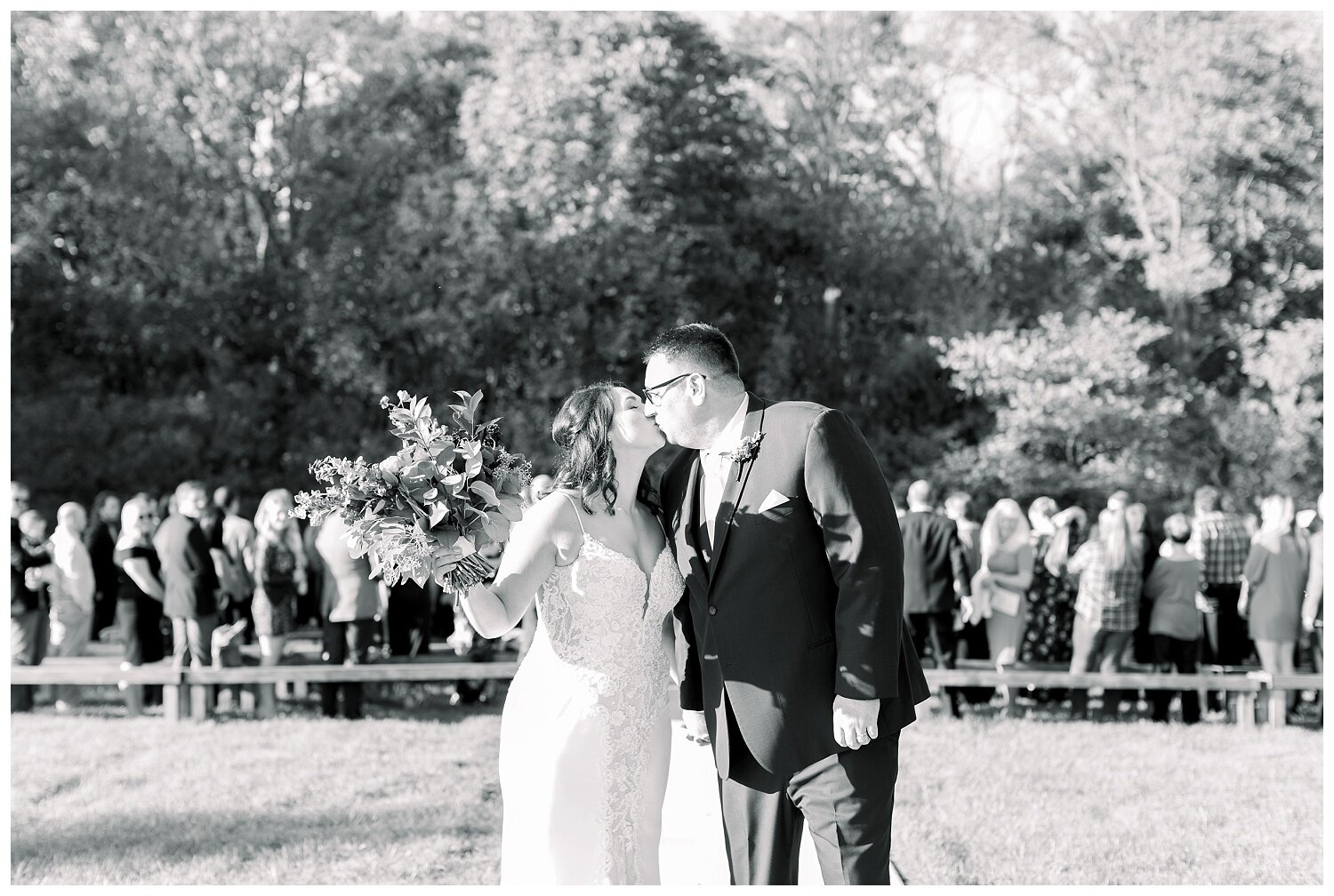 Outdoor ceremony at The Farms of Woodend Springs