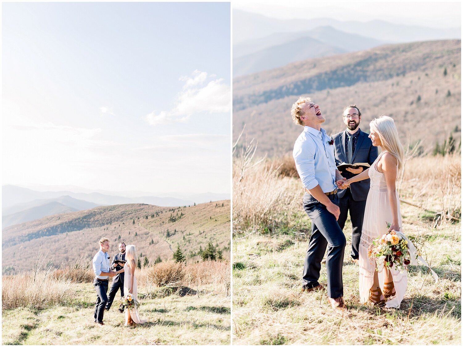 Asheville NC elopement photographer