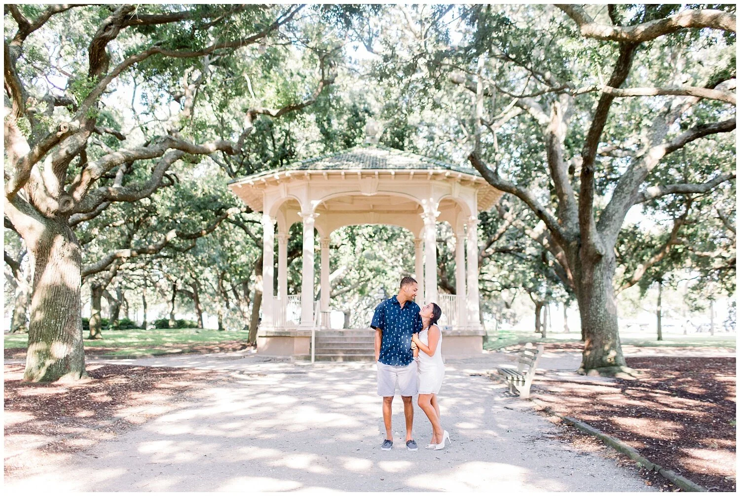 Downtown Historic Charleston SC Engagement Photos // Angela + Quentin