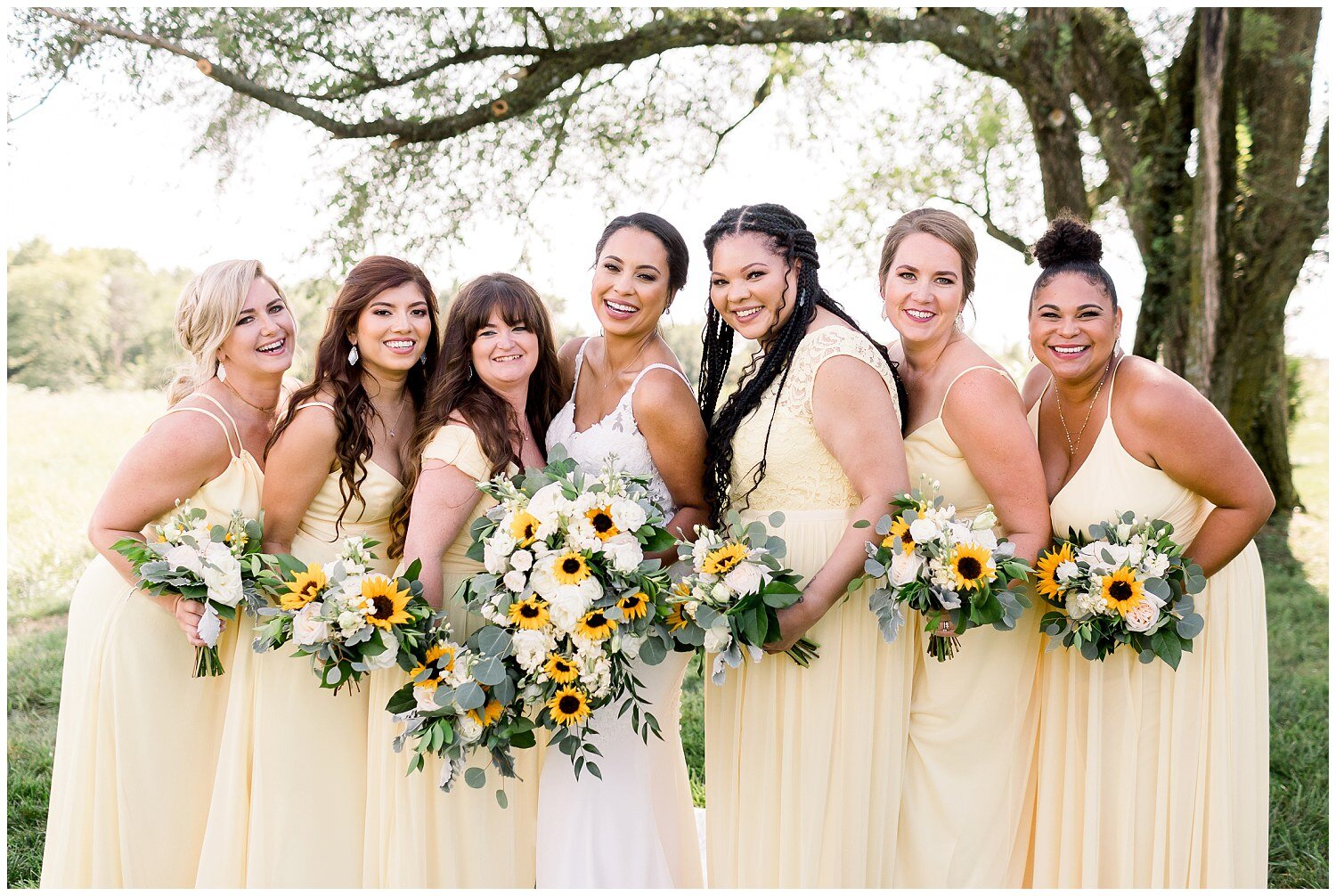 yellow bridesmaid dresses inspiration