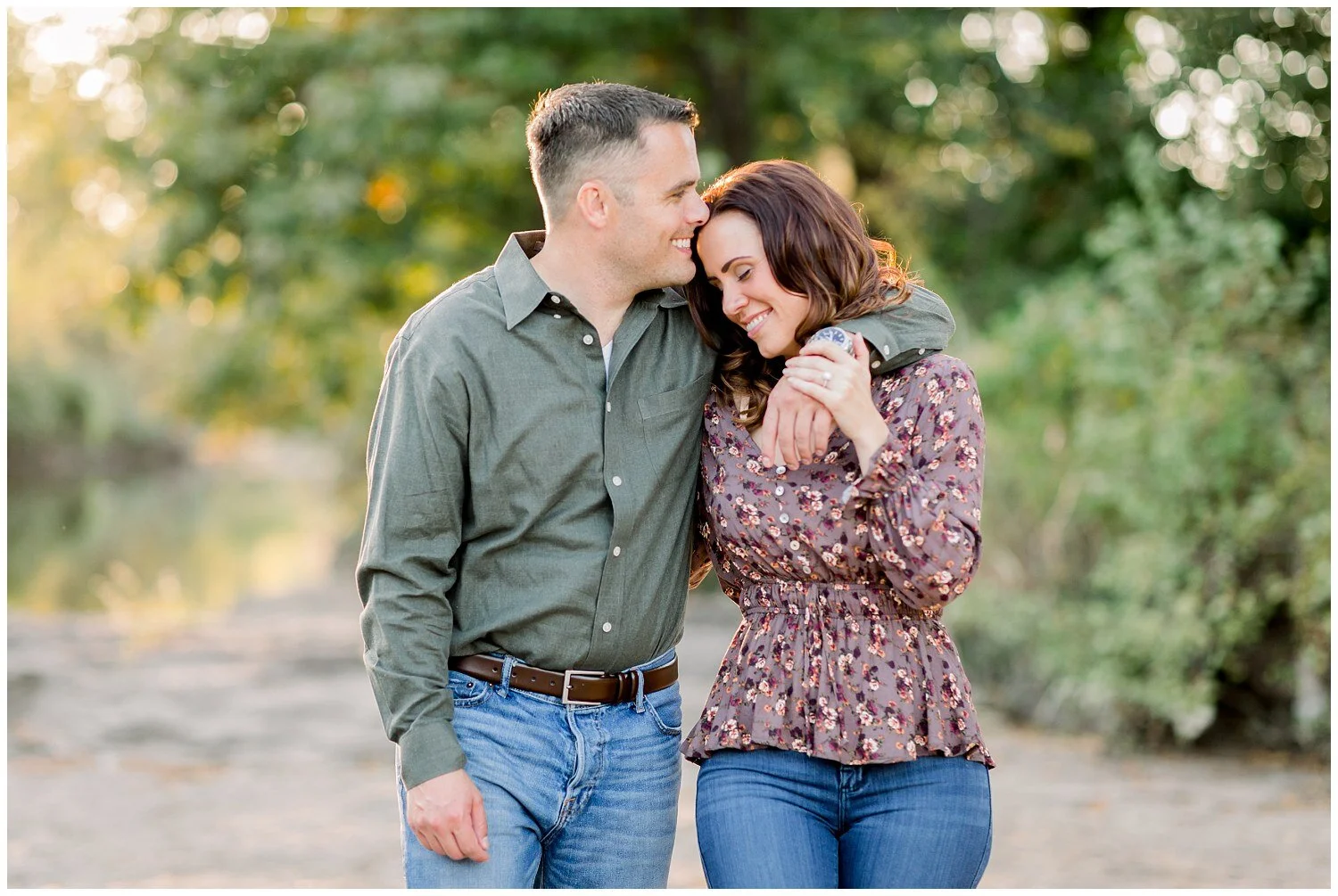 Golden Summer Glow Kansas City Engagement Photos // Jennifer + Tanner