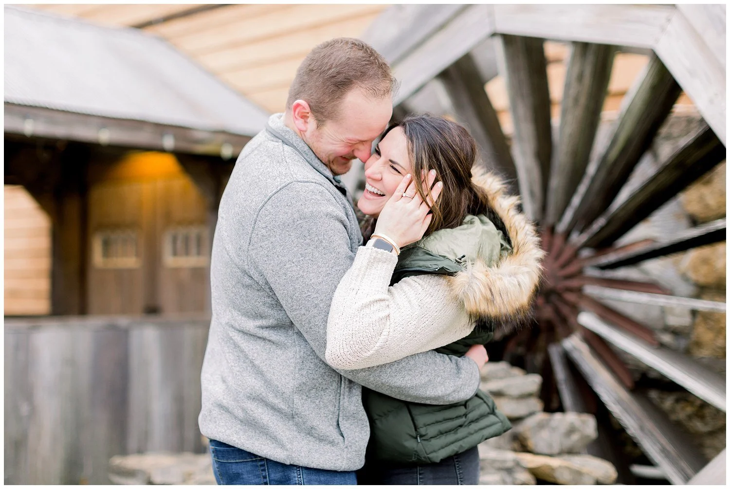Chilly Winter Engagement Photos // Liz + Jamie