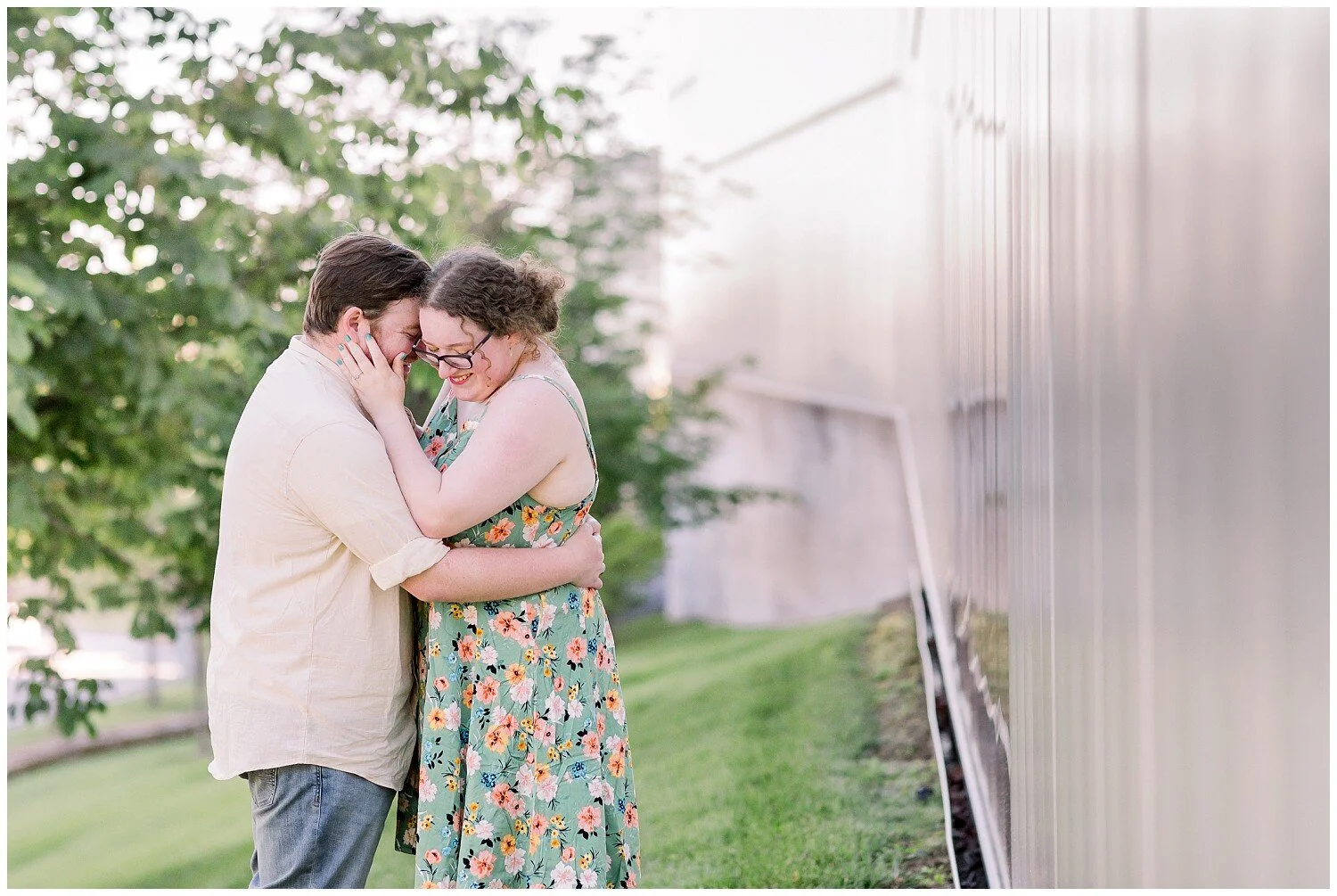 Kansas City Nelson Atkins Engagement Photos // Samantha + Connor