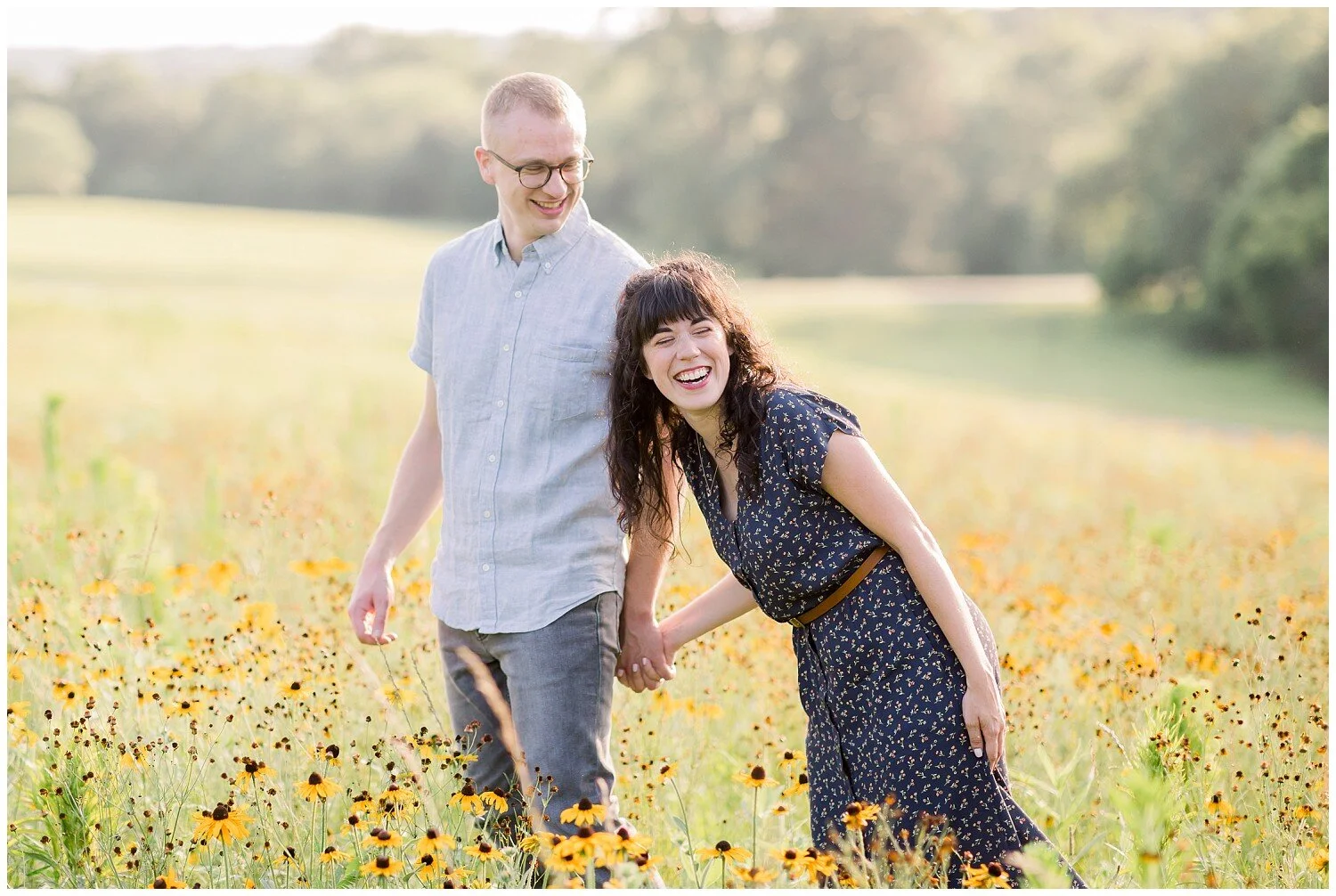 Fields of Shawnee Mission Park Engagement Photos // Katie + Adam