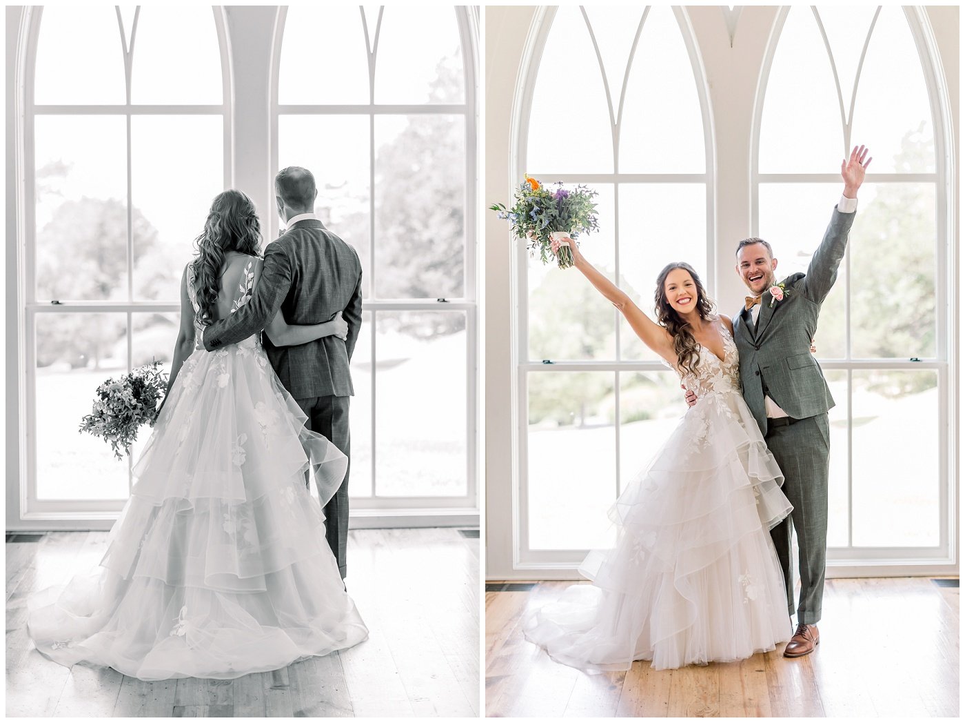 Wedding photos at The Garden Chapel at Big Cedar