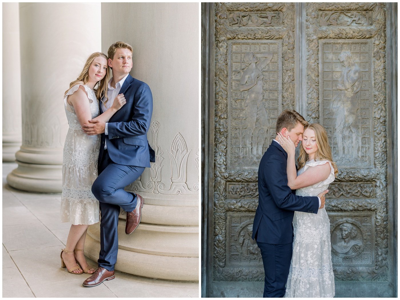 Engagement Photos at The Nelson Atkins KC