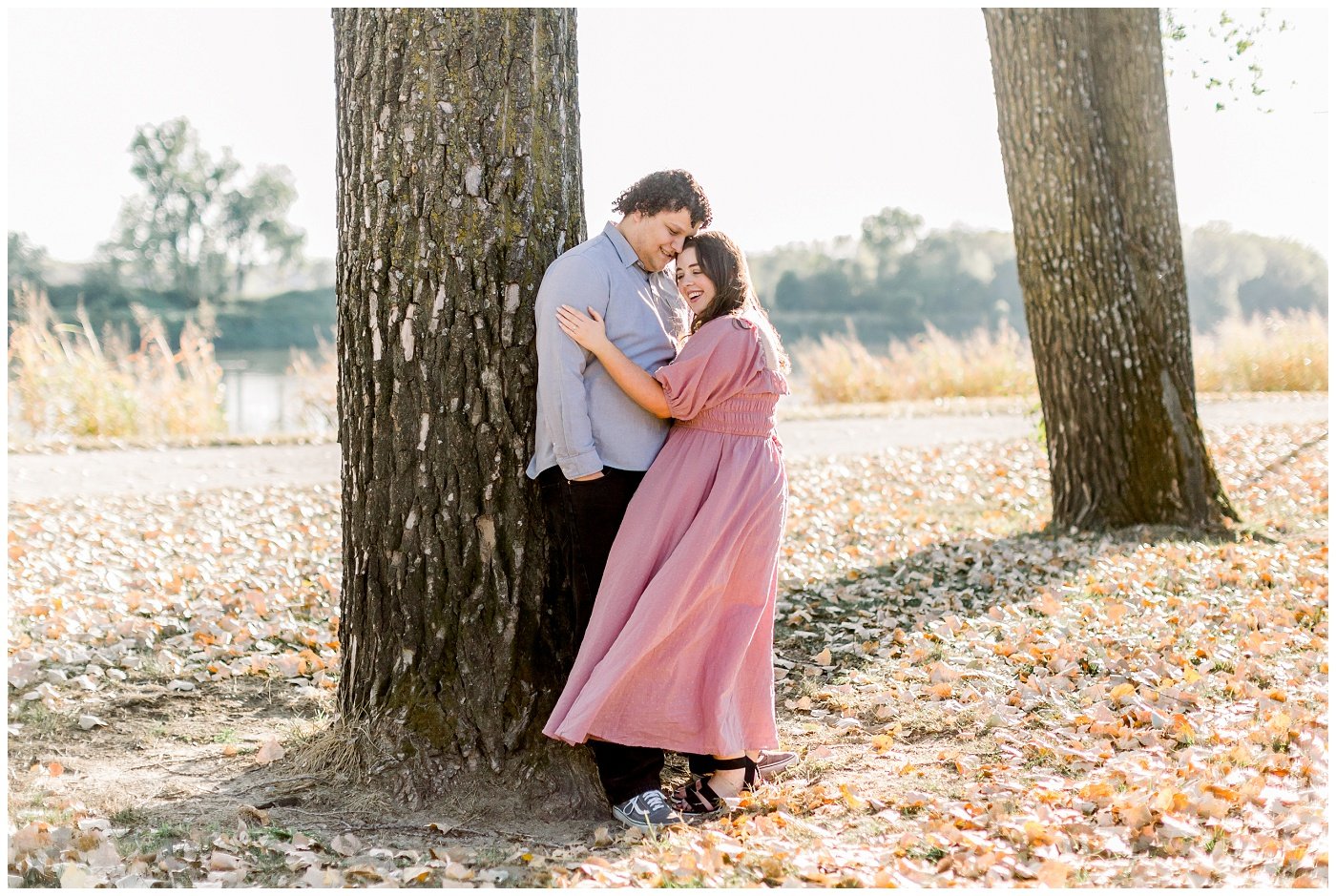 engagement photos at English Landing Park