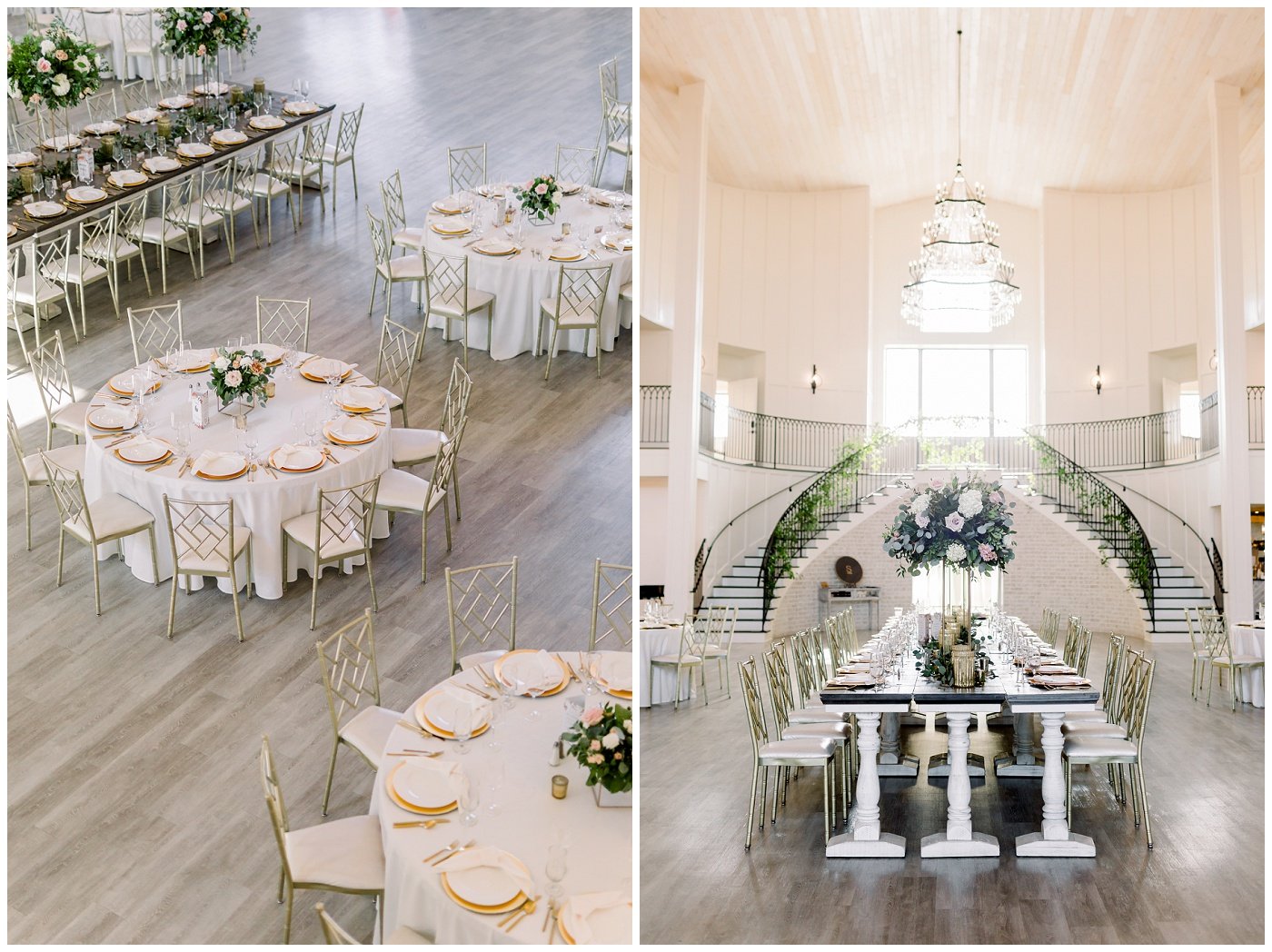 all white modern wedding venues