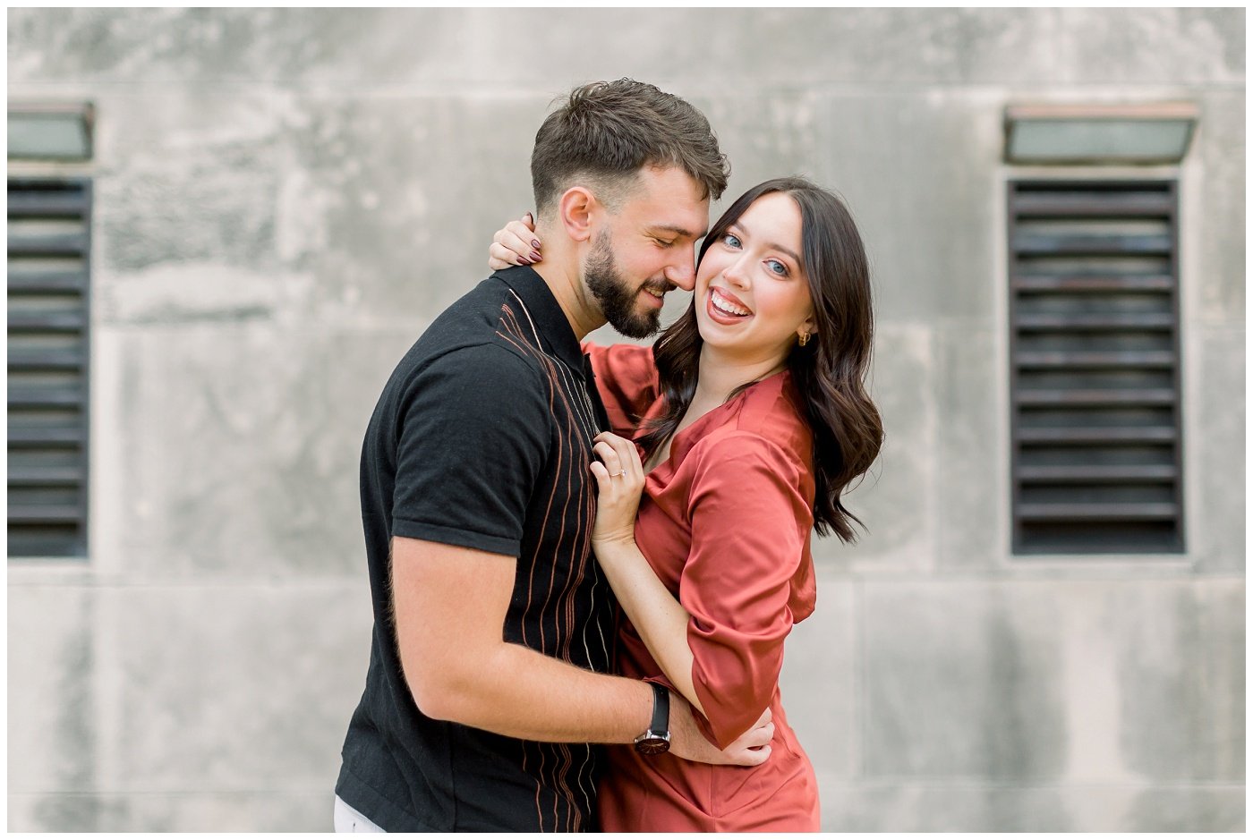 Classic engagement photos in Kansas City