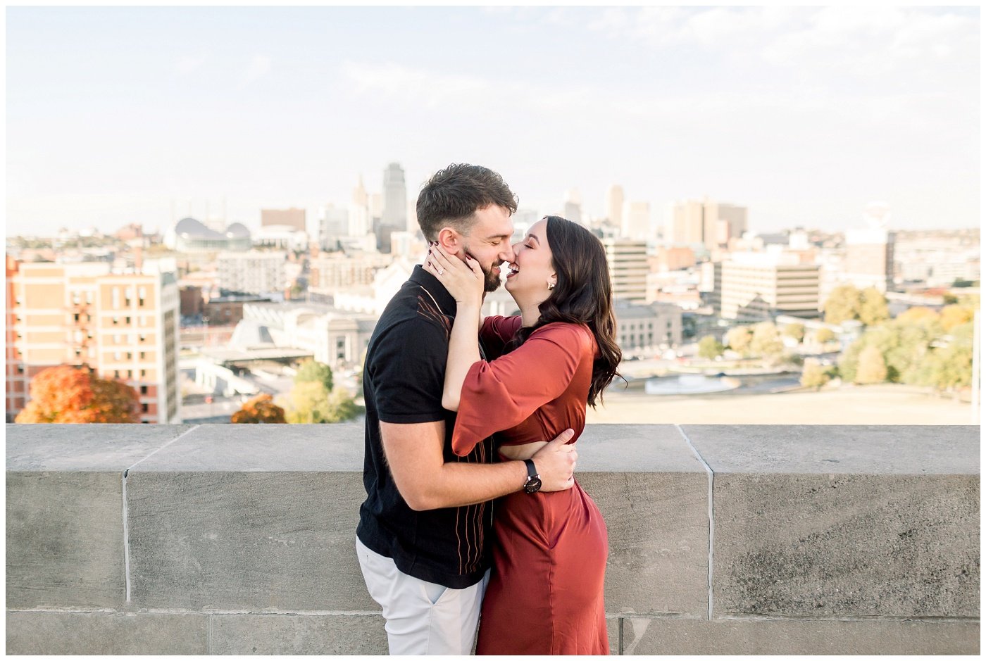 Downtown Kansas City engagement session