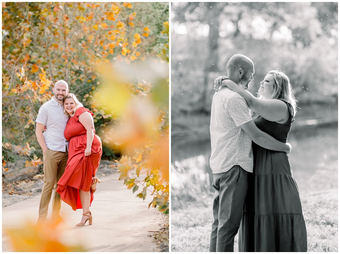 Shawnee Mission Park engagement photos