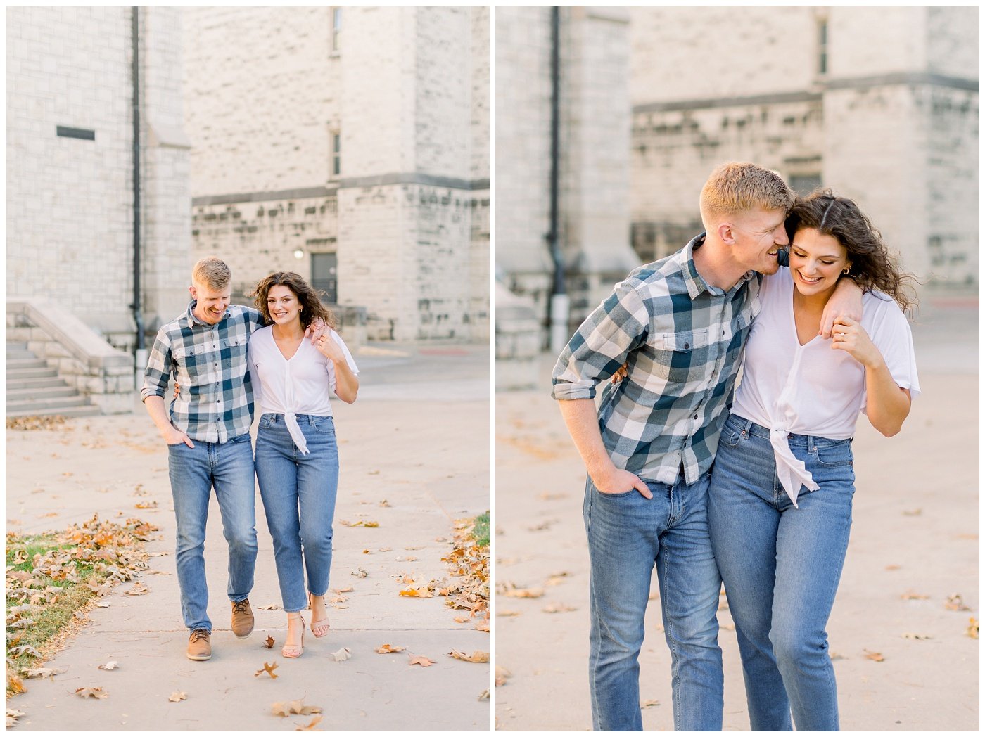 Engagement photos at K State