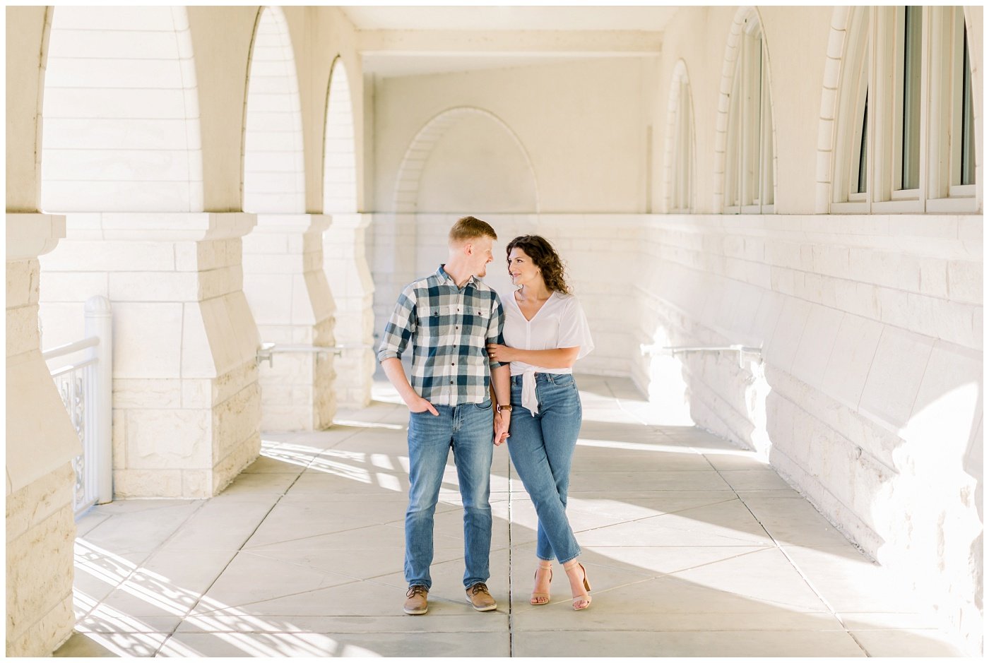 Engagement photos at Kansas State