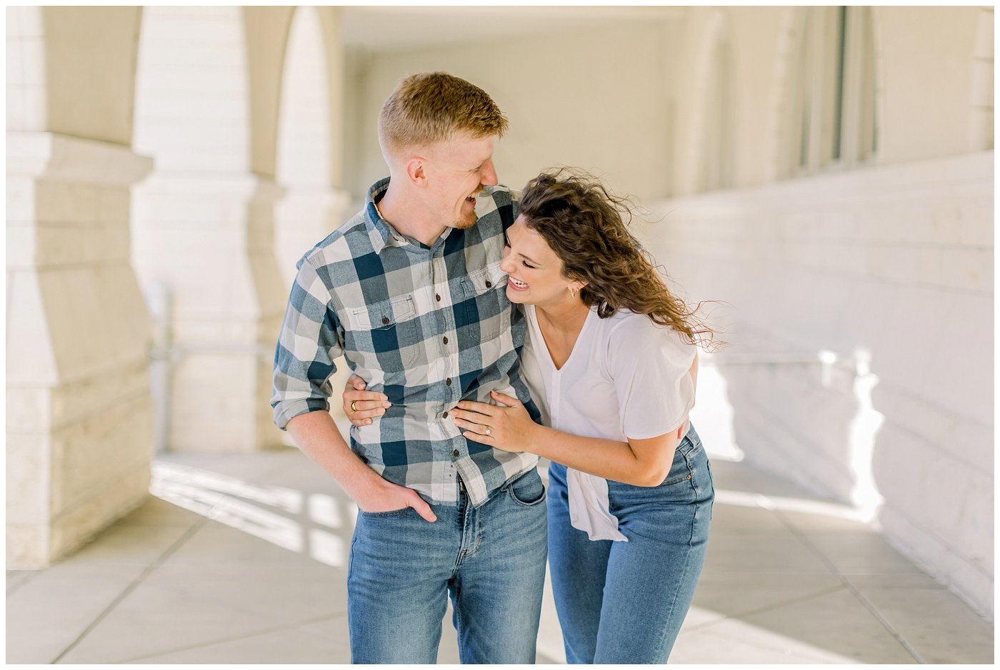 K State Campus engagement photography