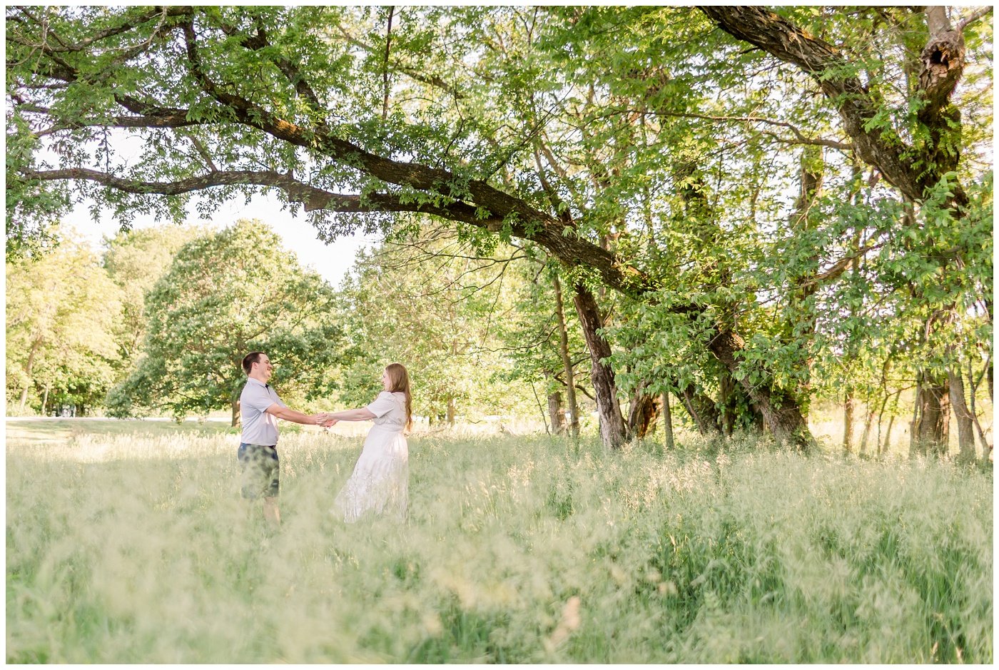 Shawnee Mission Park Engagement Photos