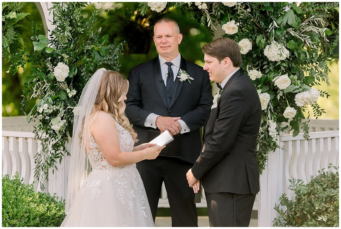 Gazebo wedding ceremony