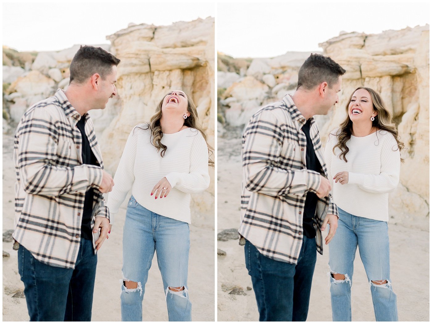 Mountain loving engagement photos
