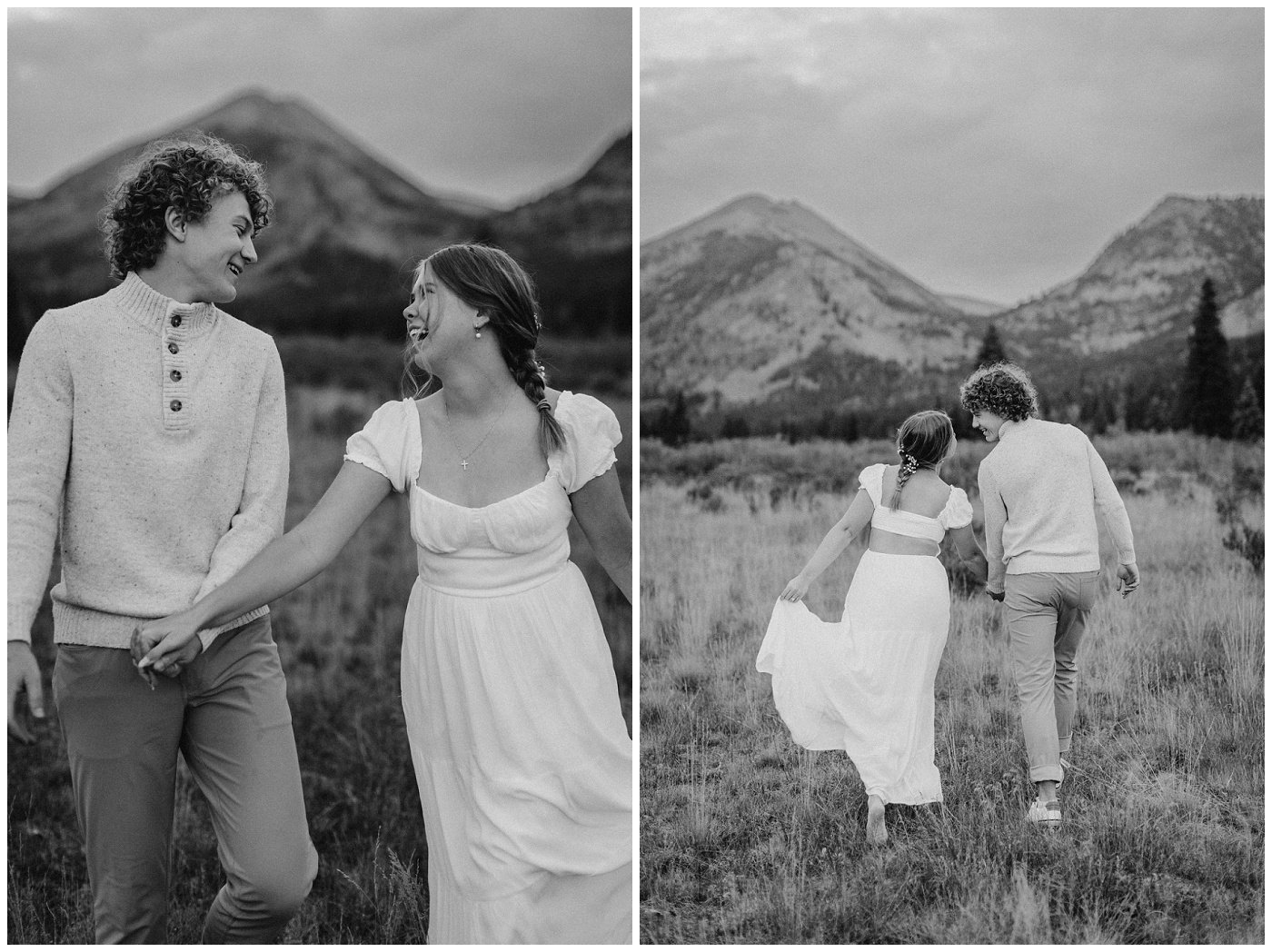 Moody engagement session