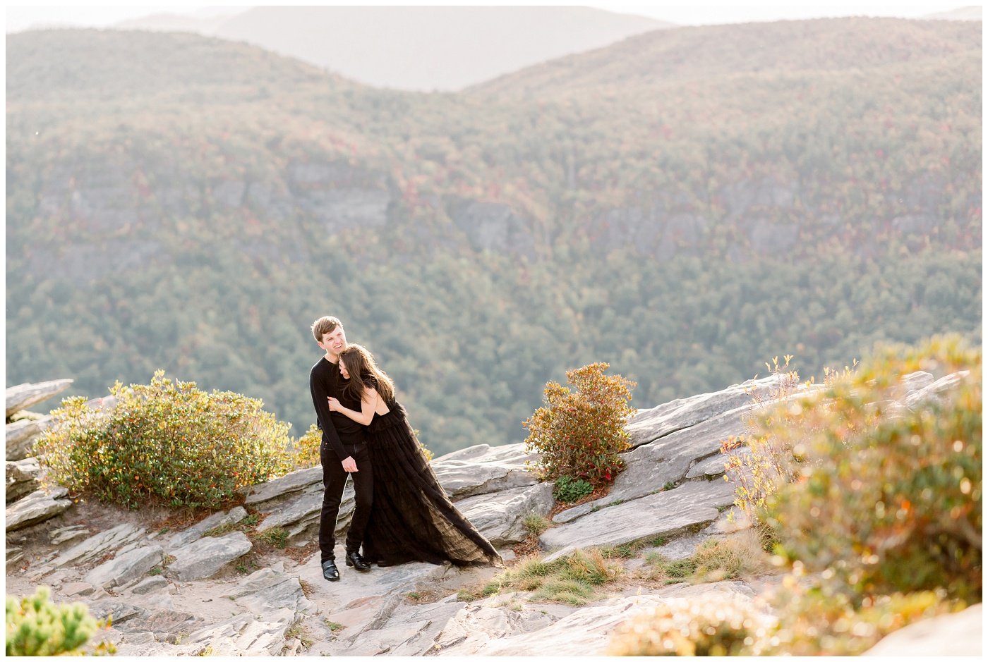 Asheville Mountain engagement photos