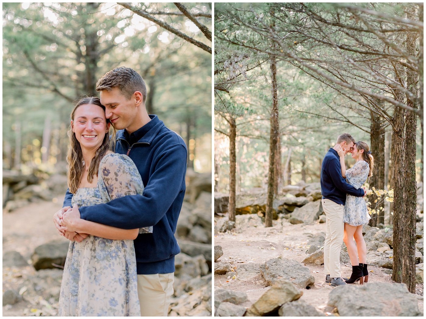 Shawnee Mission Park engagement photos