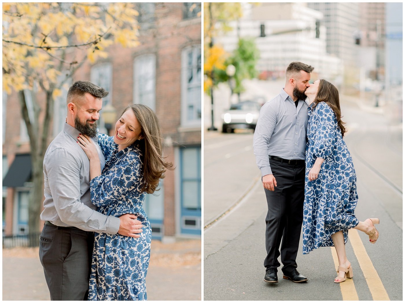 Downtown KC engagement pic locations