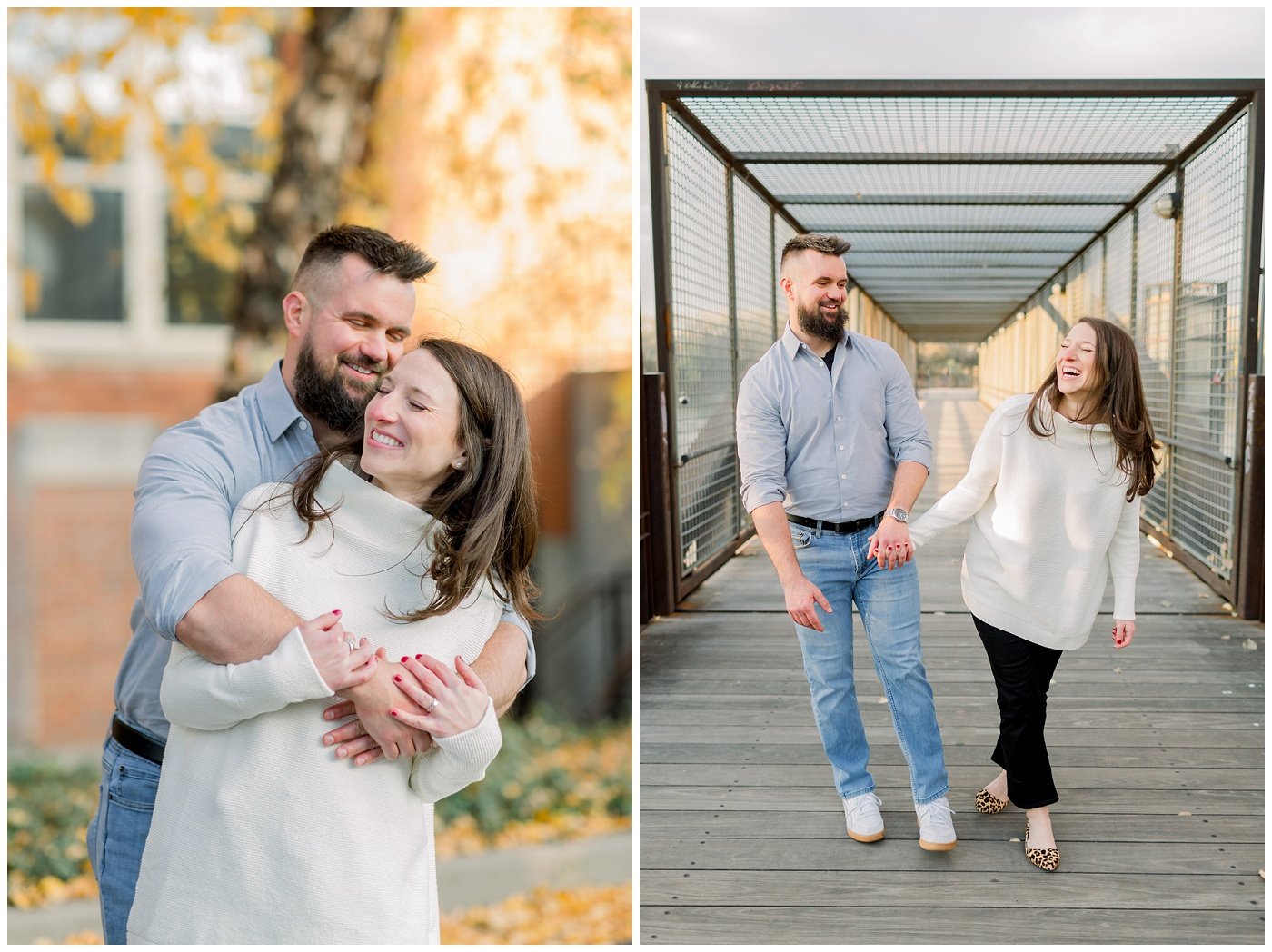 River Market KC engagement photos