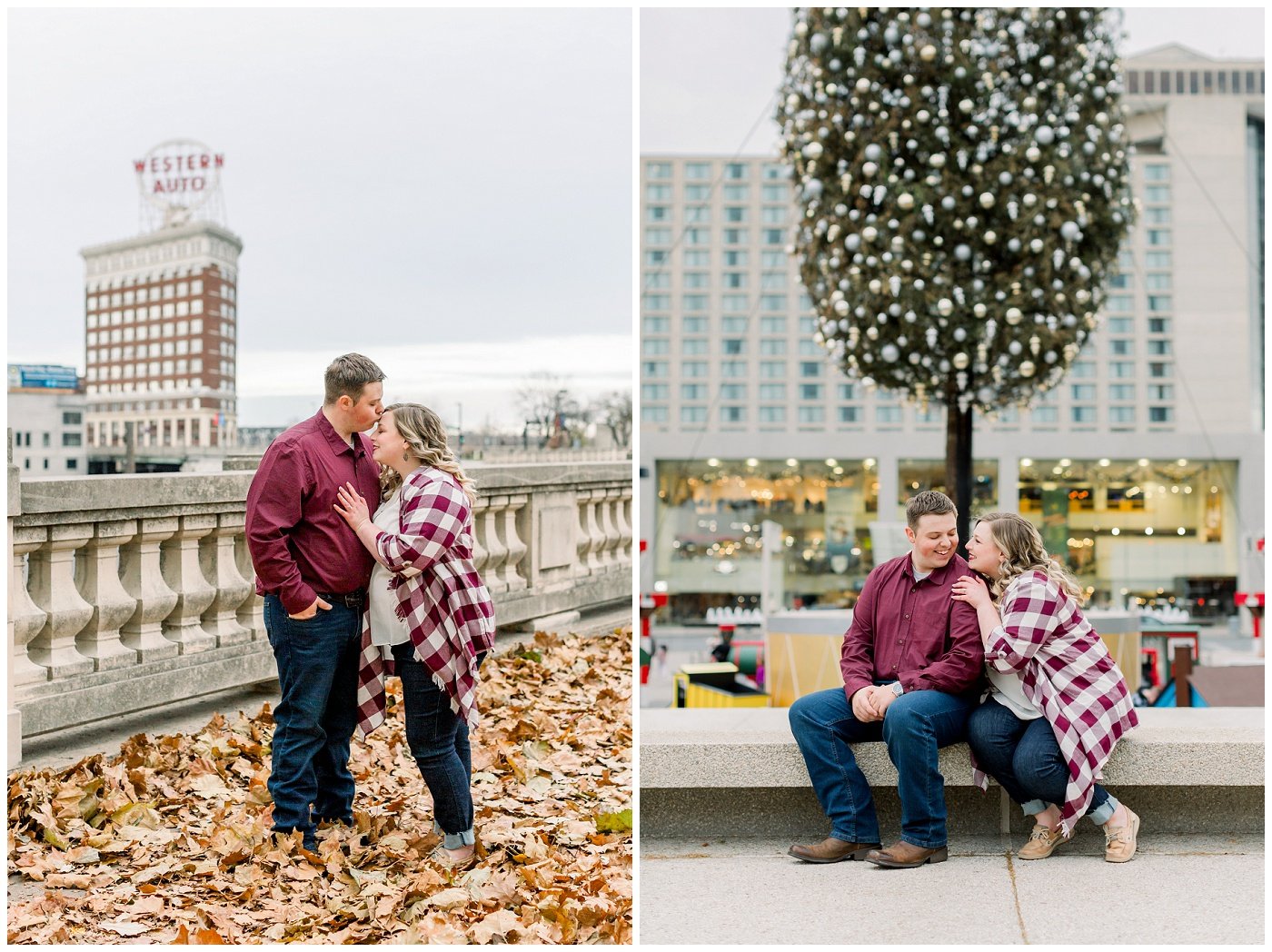 Downtown KC engagement photos