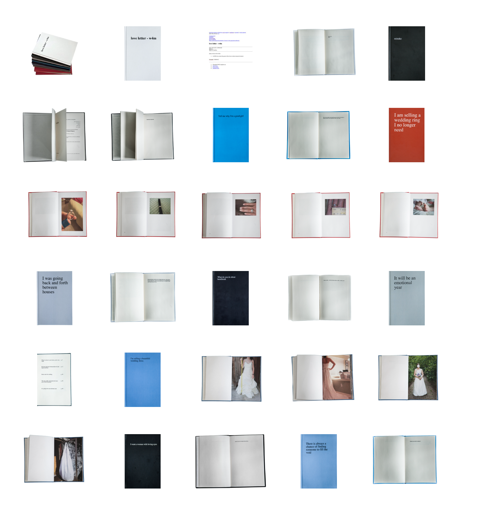 Set of 10 hardcover books, 6x9 inches each. 