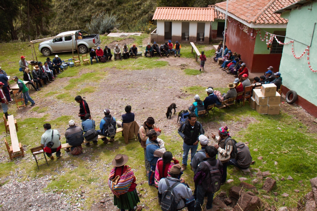 Villagers Gather for Solar Lights.jpg