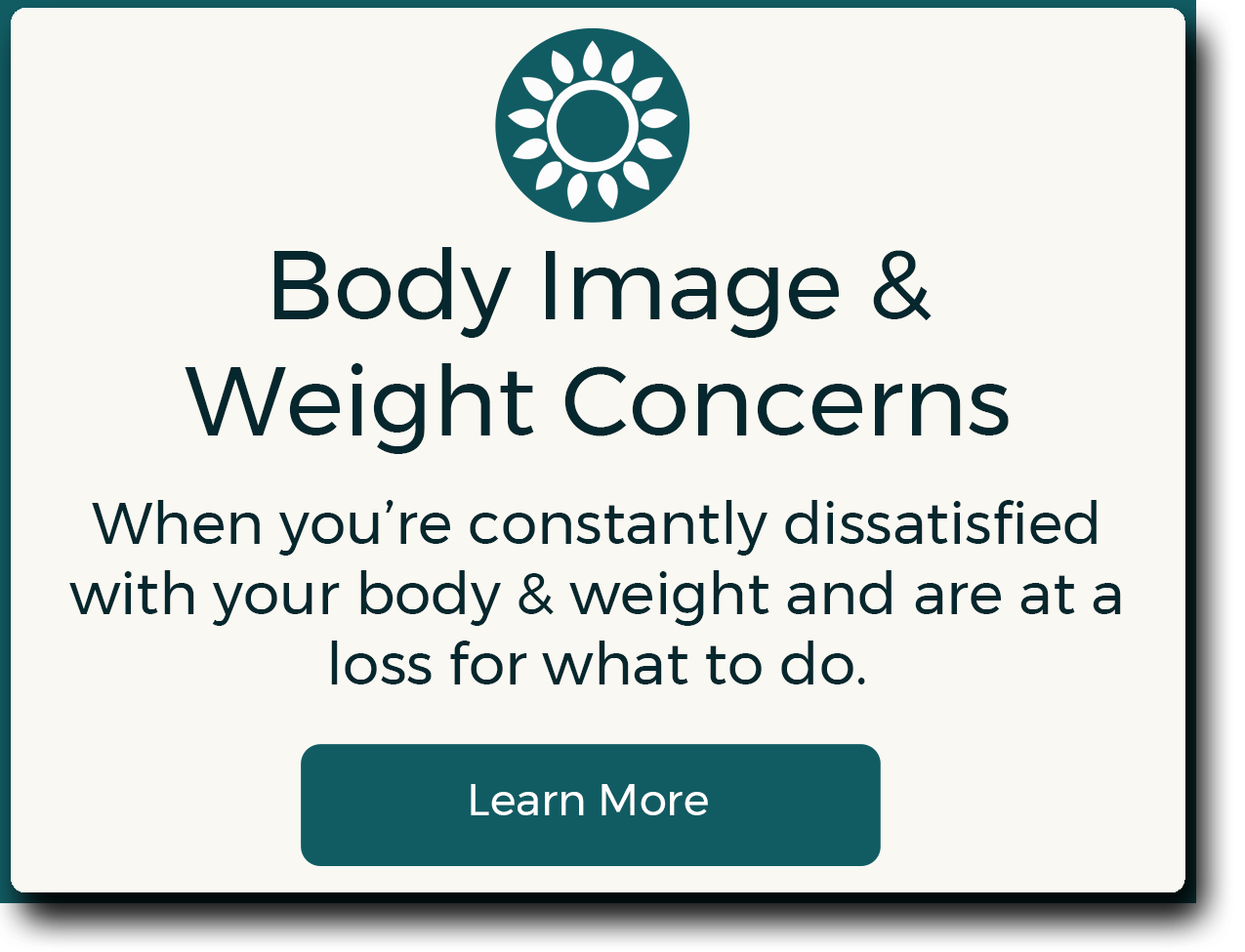 Body Image & Weight Concerns