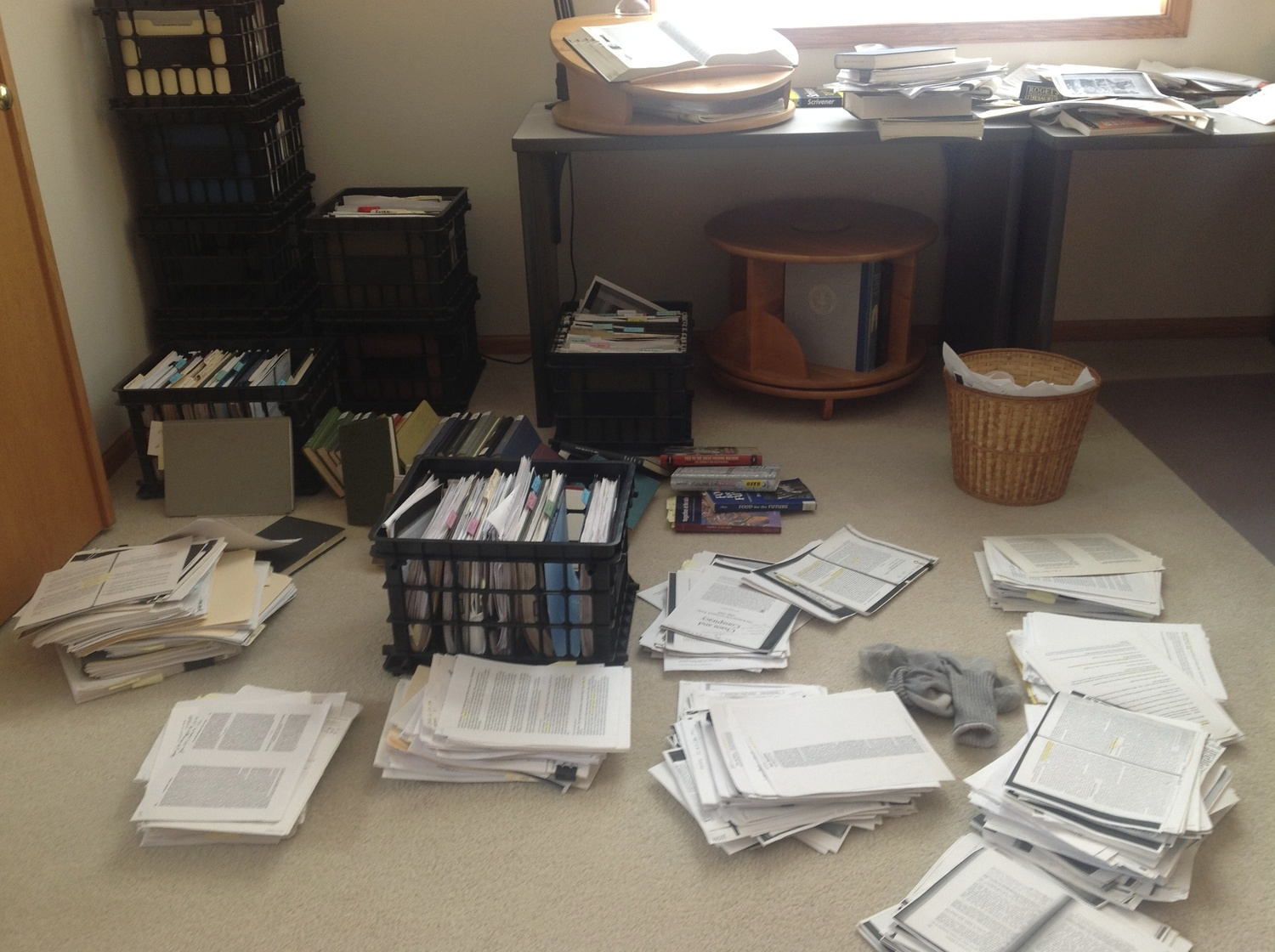 My office would have been more tidy. Hell, I wouldn't have needed an office!