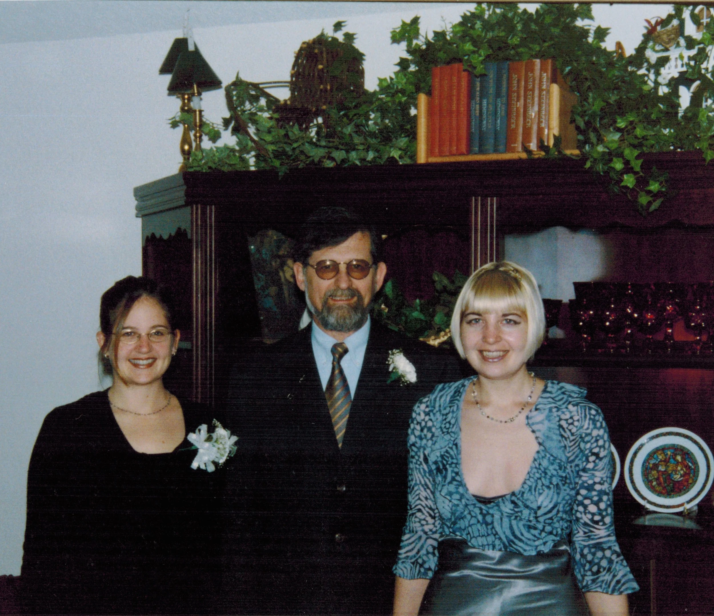 Dad remarries. 1998