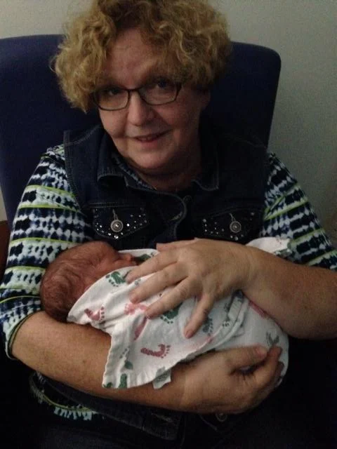 Kay and grandson Dakota. Fort Collins, 2014