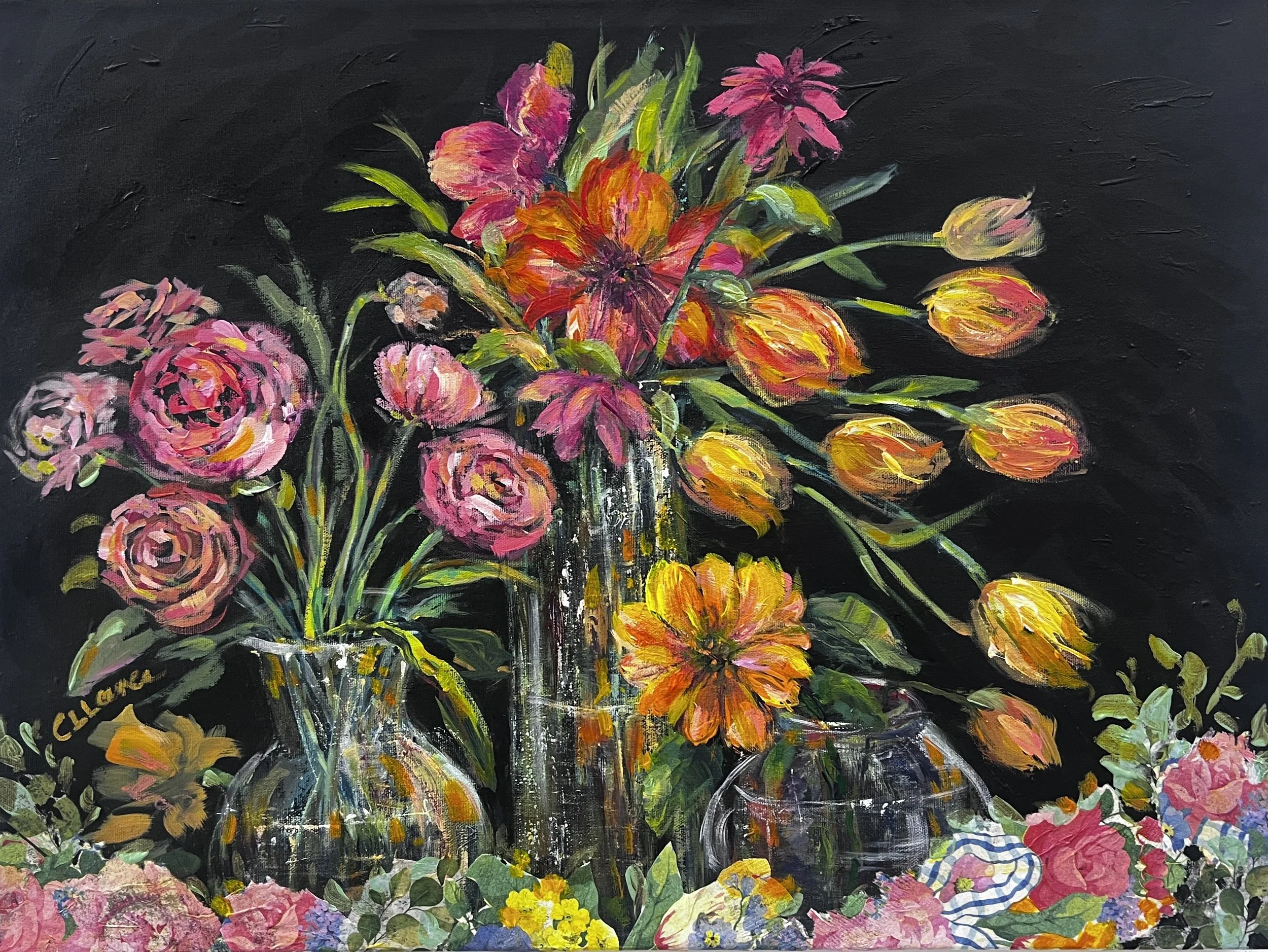 Cynthia Llanes, Lets Pary, Acrylic, 16x20.JPG
