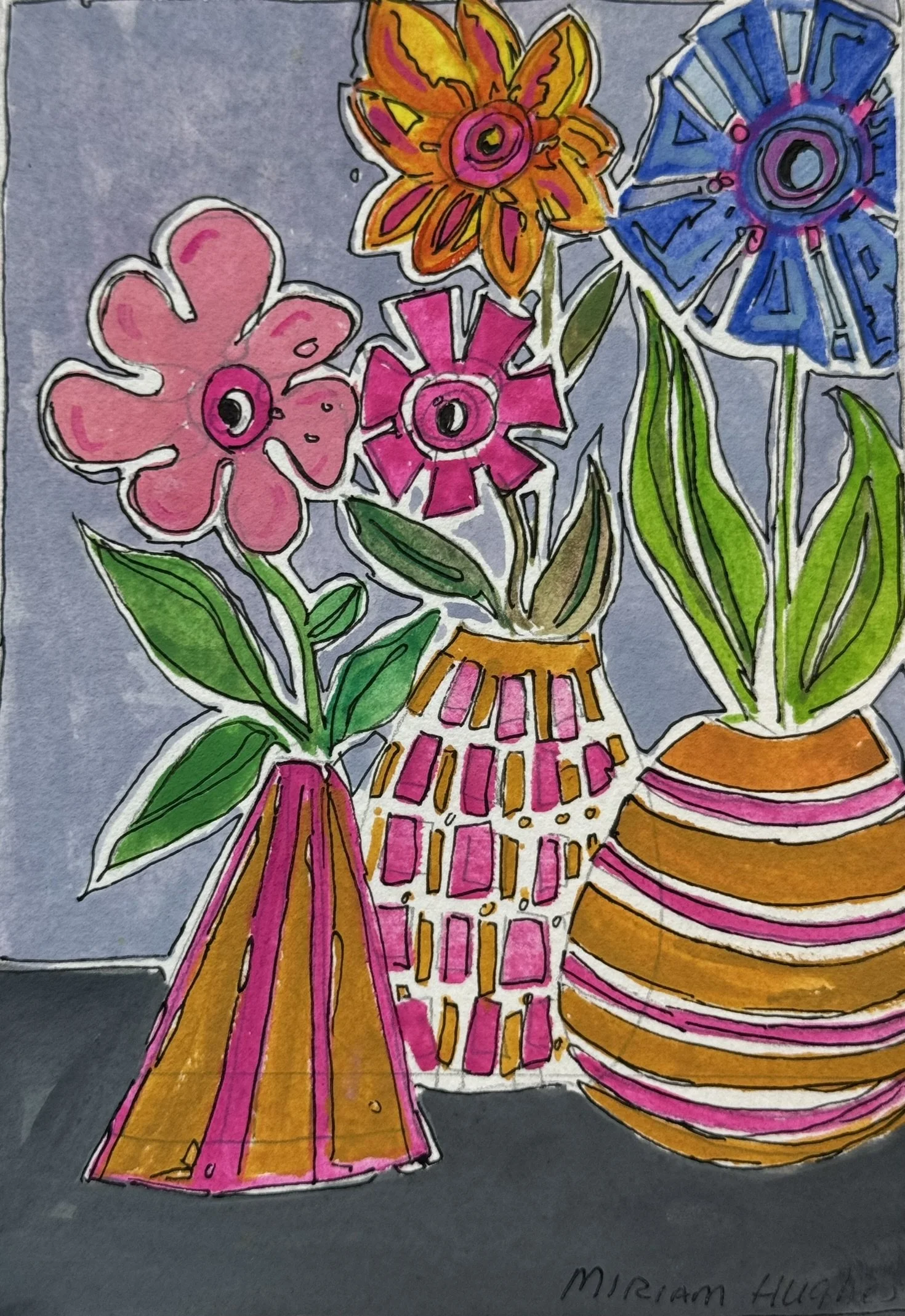 Three striped Pots Miriam Hughes.JPEG