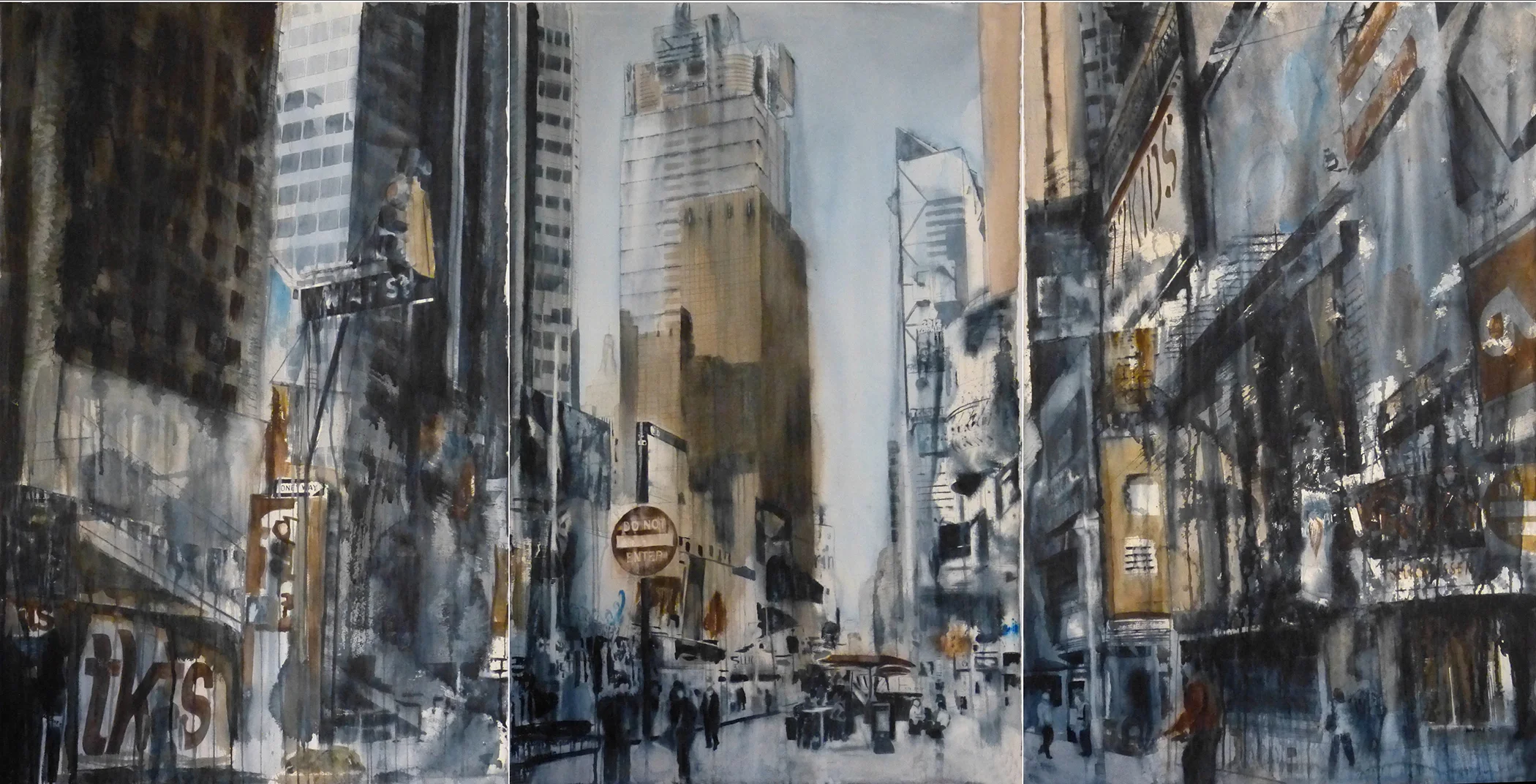 Times Square Triptych NYC 40 x 78.jpg