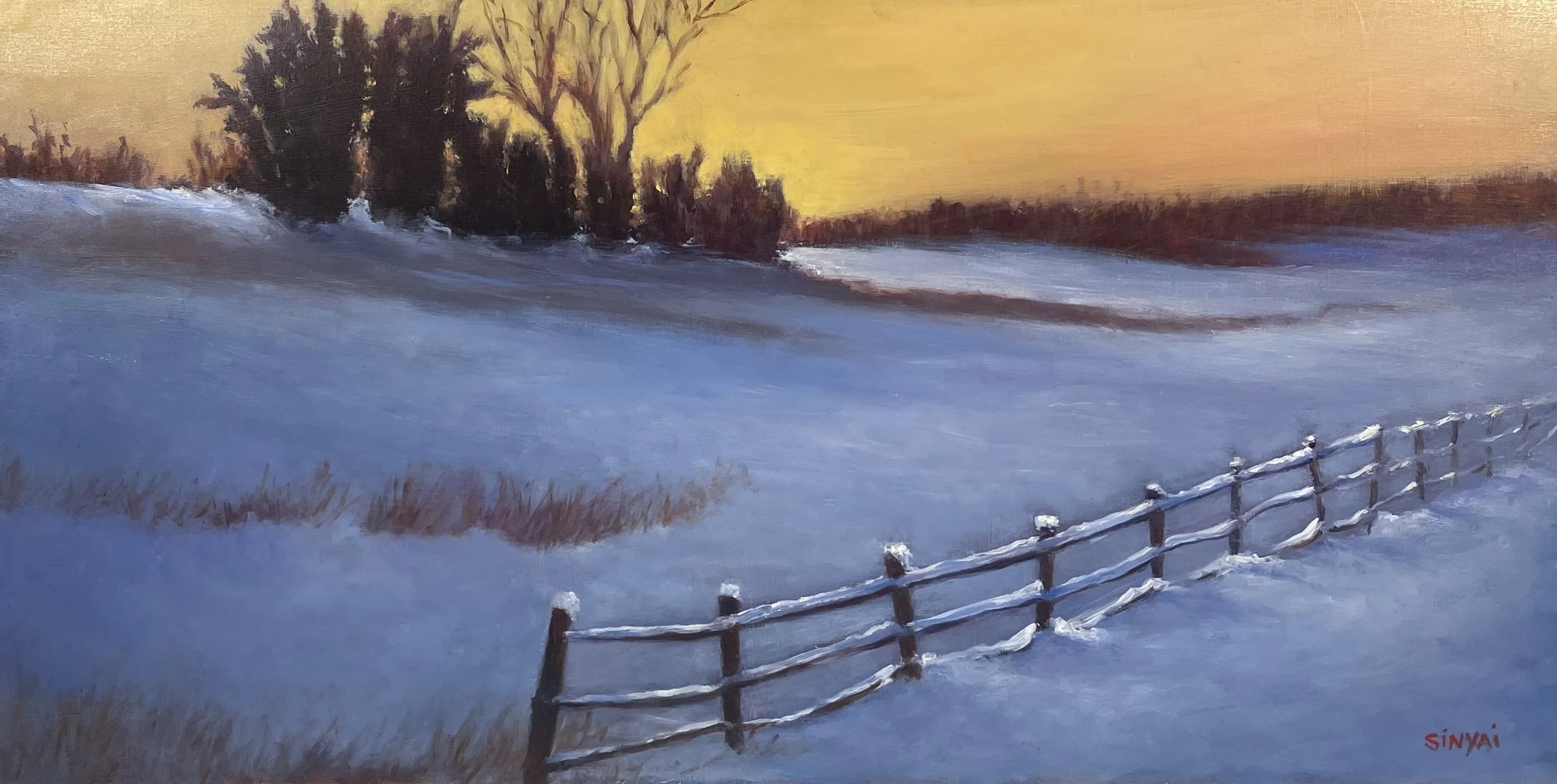 THE COLORS OF WINTER (Oil or Pastel!)