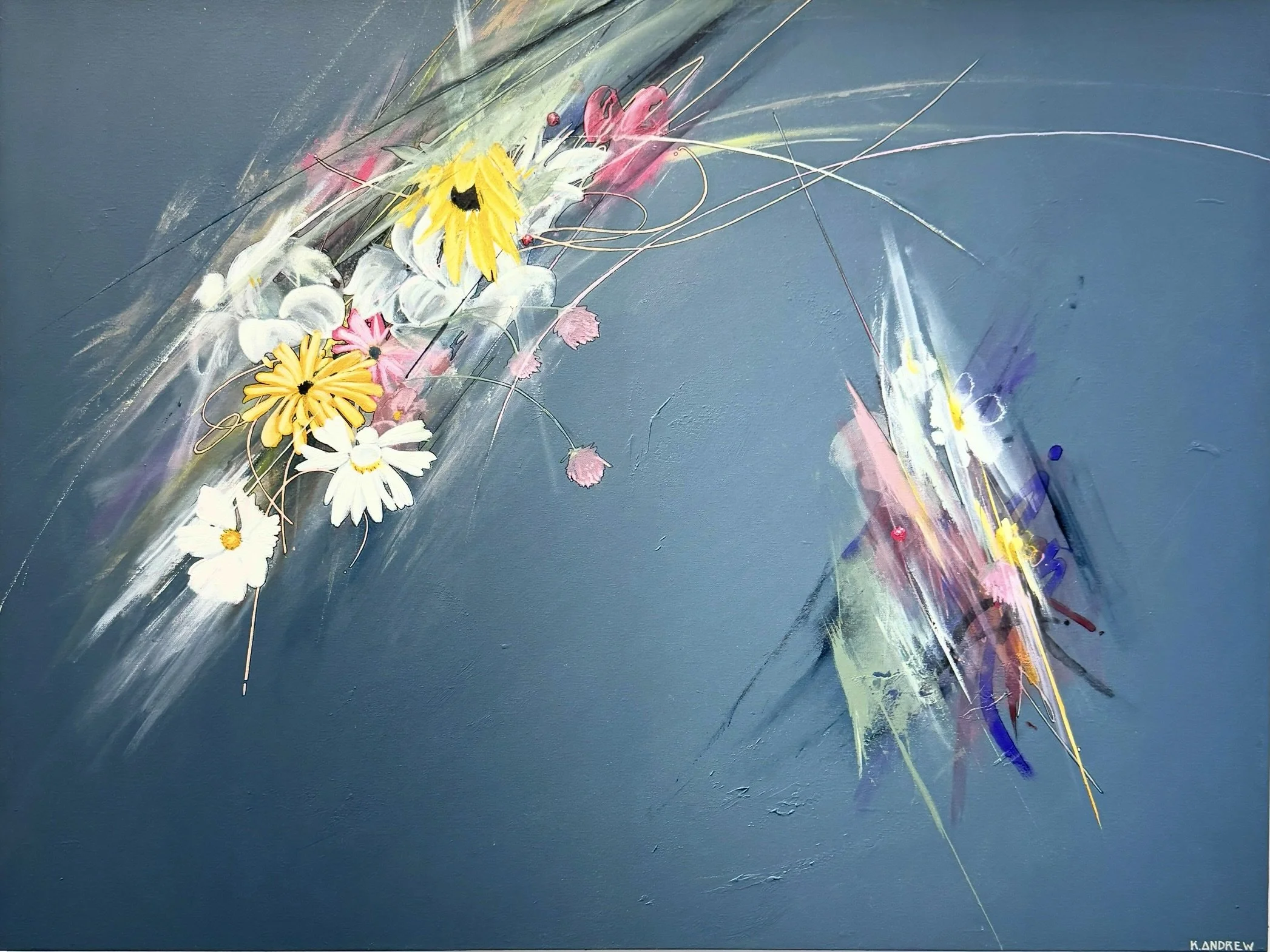 Large Scale Abstract Acrylics